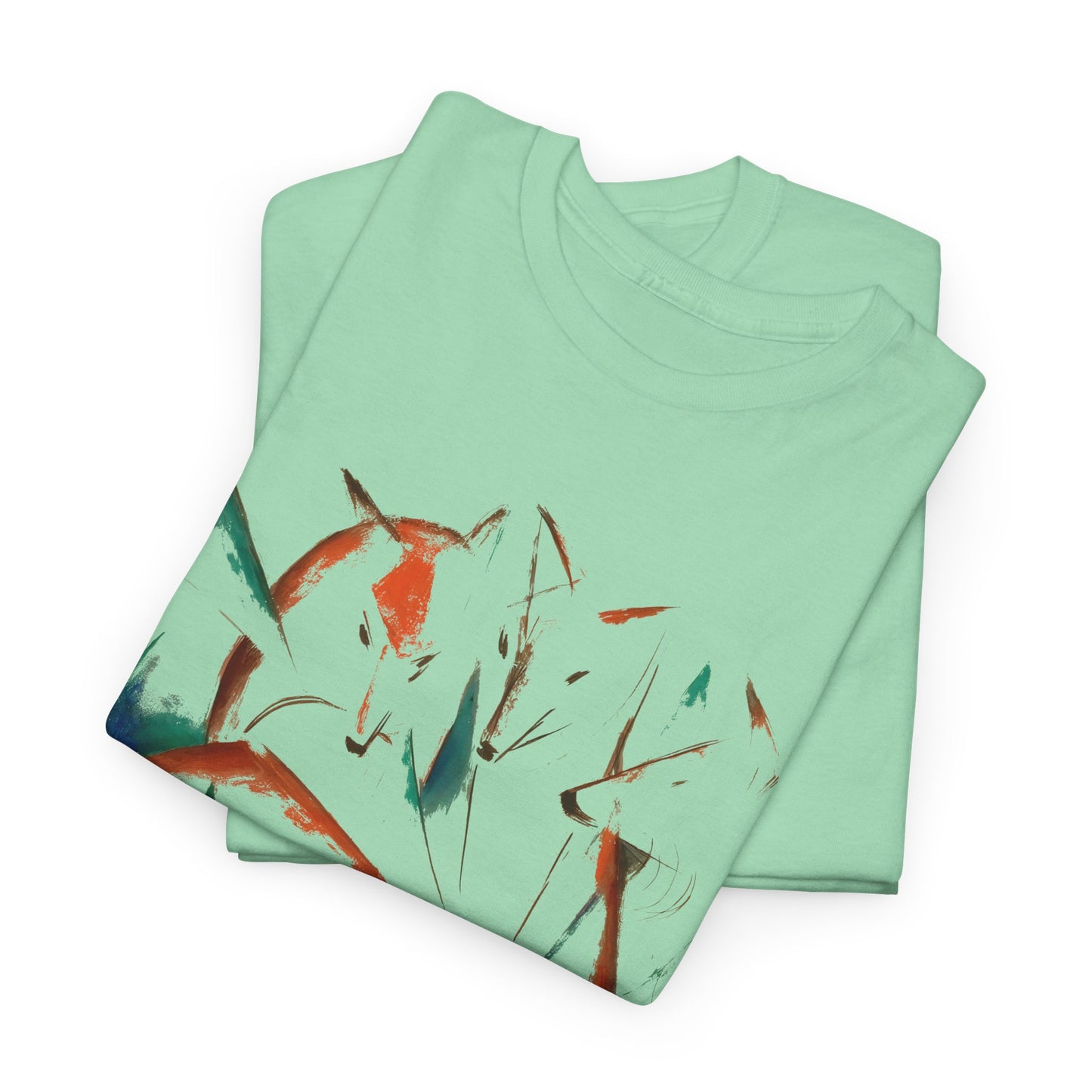 1913 four foxes oil painting by franz marc reproduction tshirt