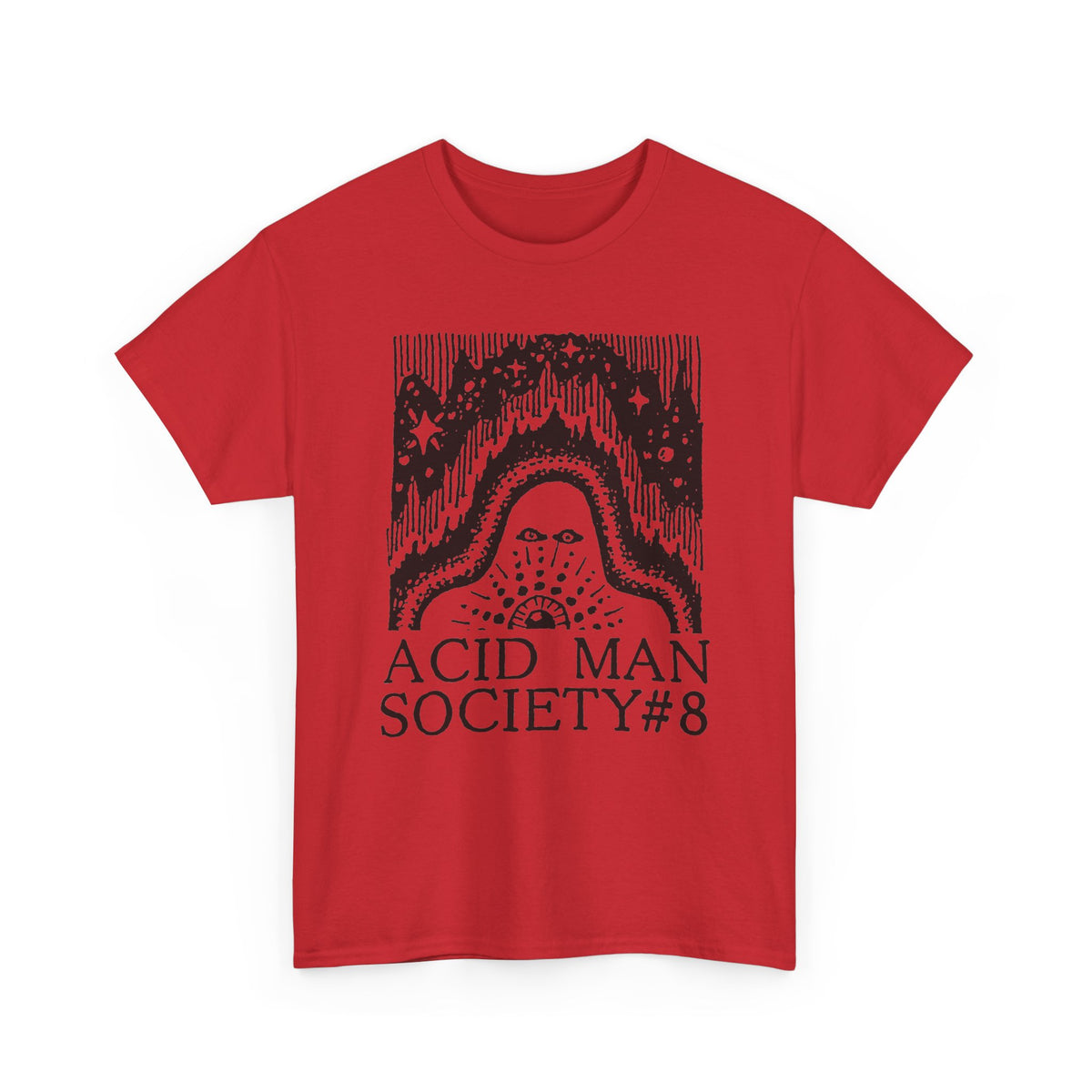 1989 acid man #8 mini comic cover illustration tshirt