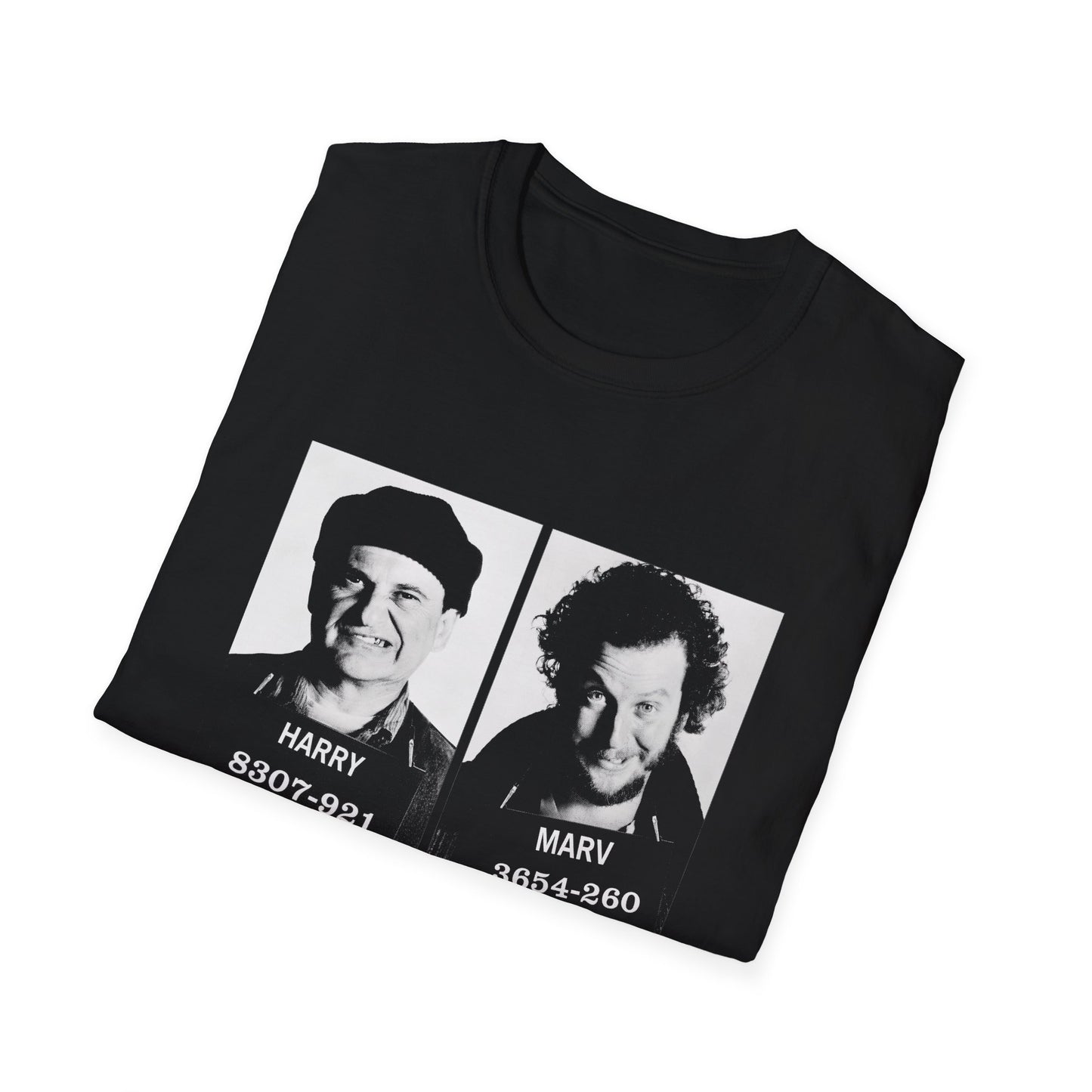 harry and marv mugshot christmas tshirt