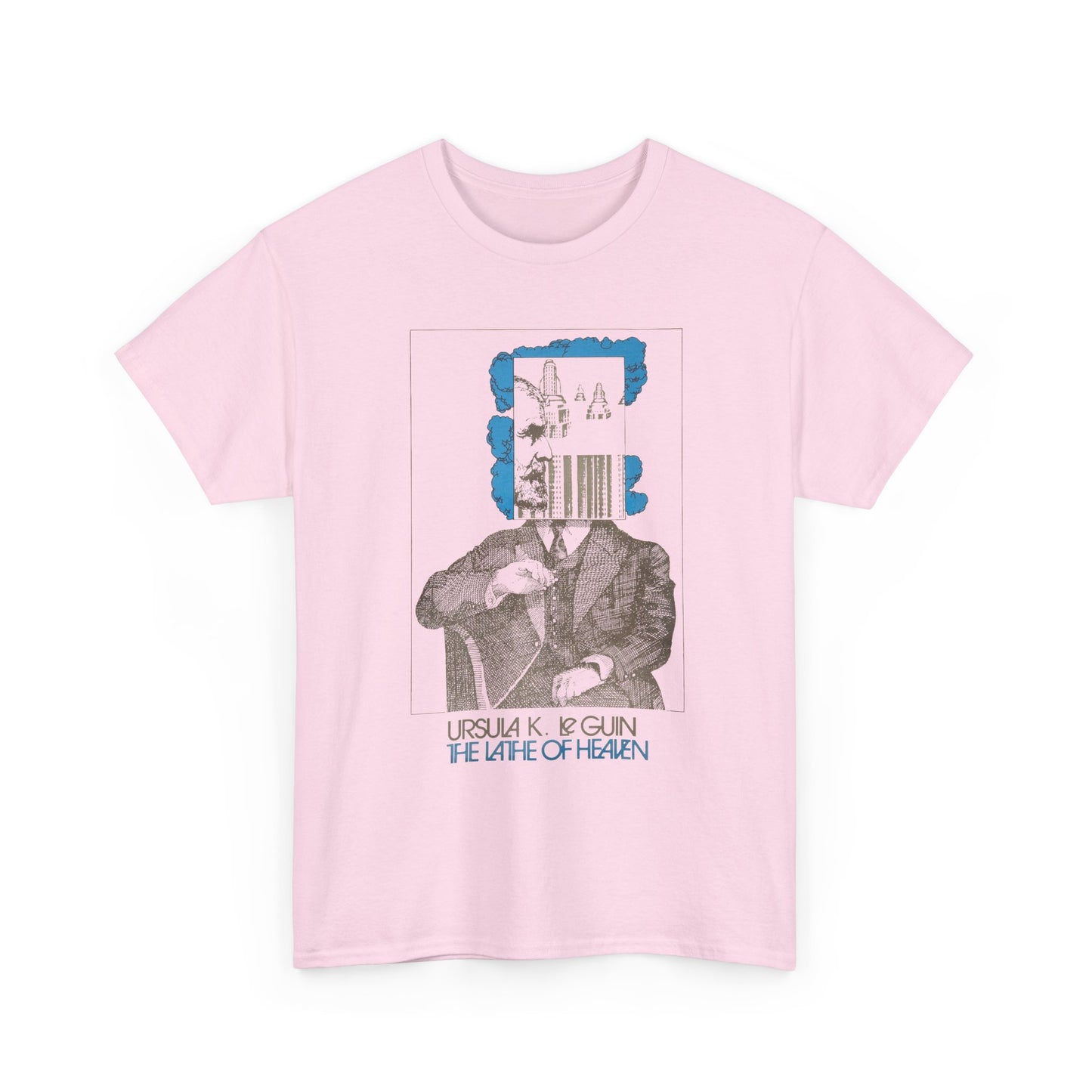 1971 book lathe of heaven by ursula k le guin tshirt book cover tshirt