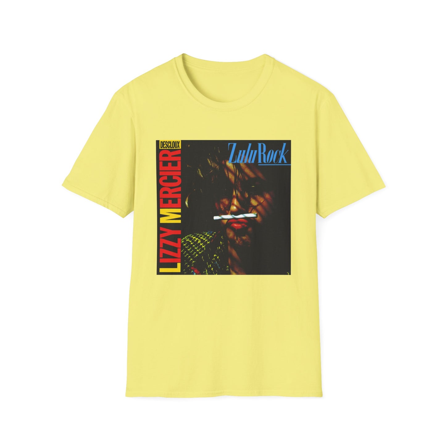 lizzy mercier descloux 1984 zulu rock album cover tshirt