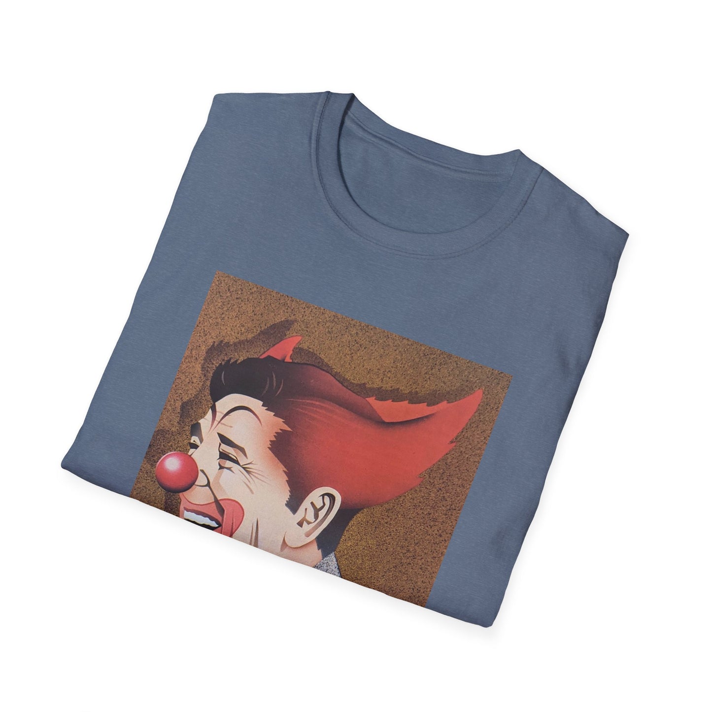 ronald reagan 40th US president clown tshirt