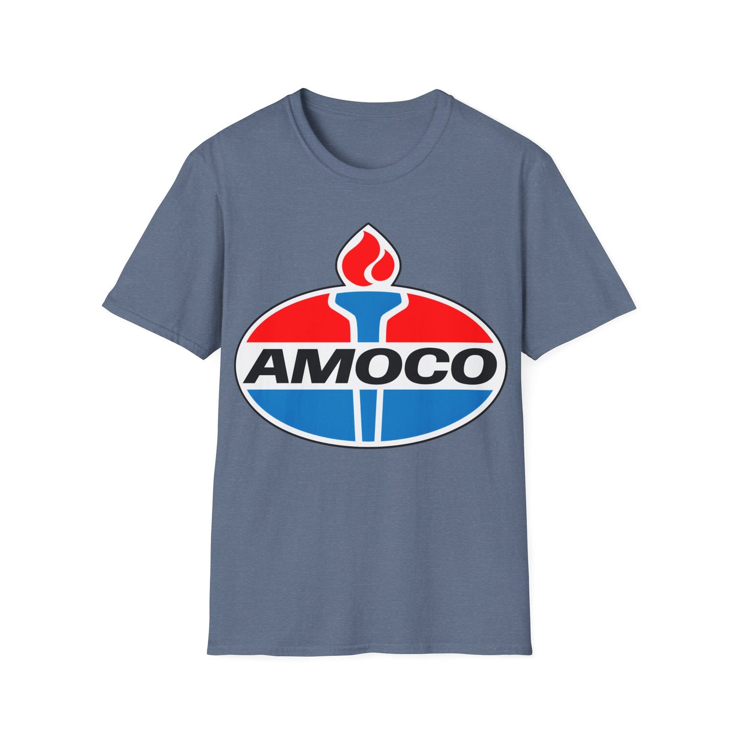 amoco oil company logo tshirt