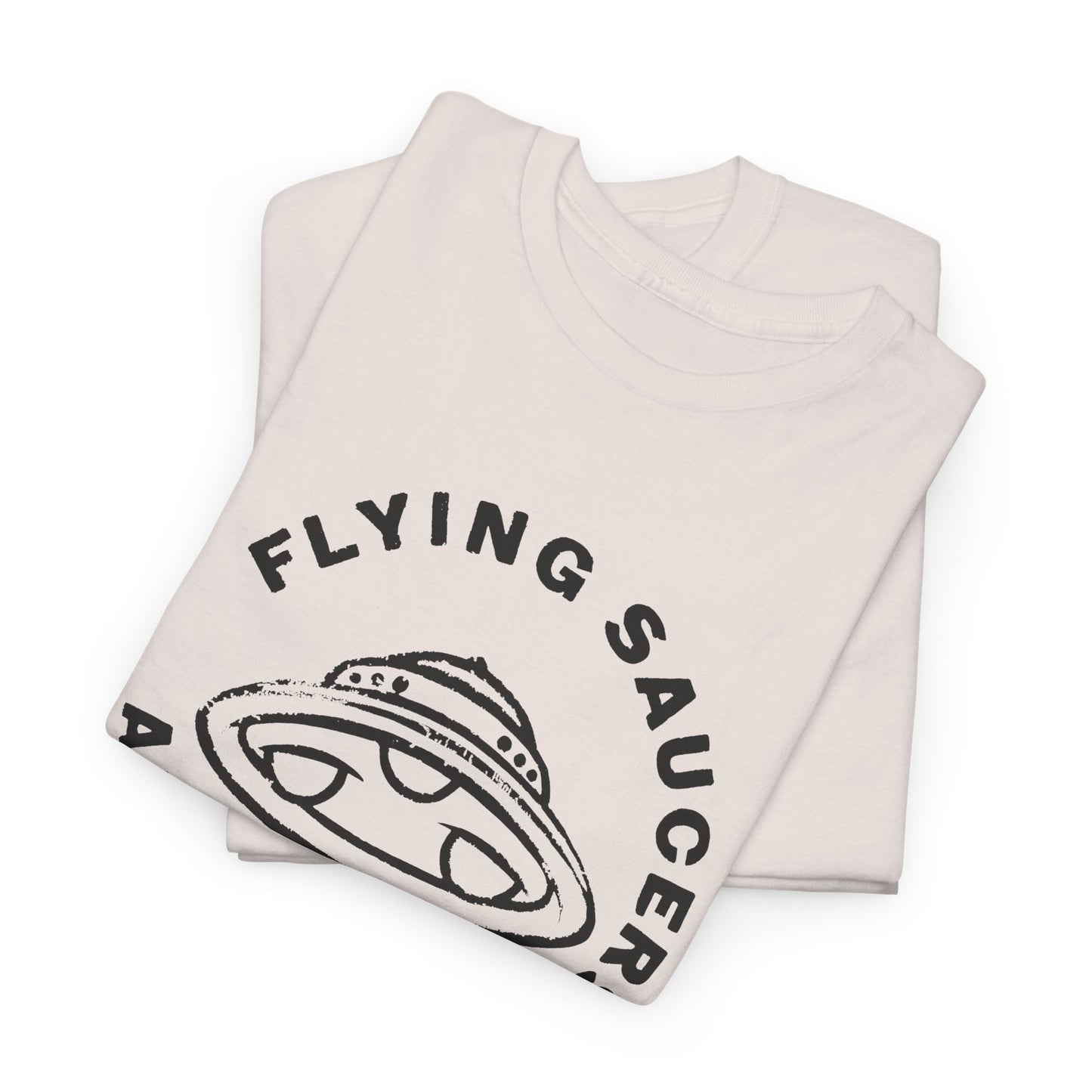 flying saucers are real! vintage style image tshirt