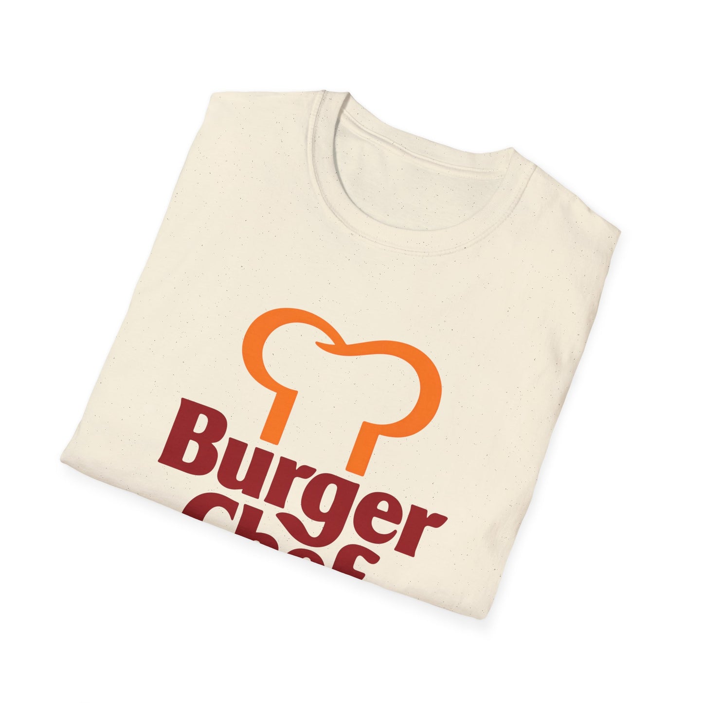 vintage defunct burger chef fast food logo tshirt