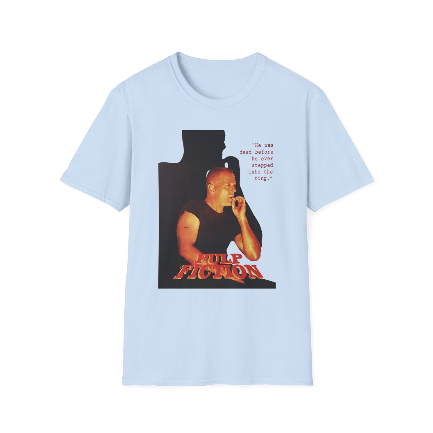 bruce willis pulp fiction the boxer tshirt