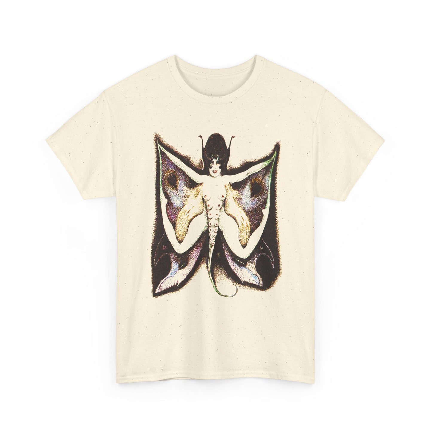 early 1900s gothic moth lady painting by alberto martini custom edit tshirt