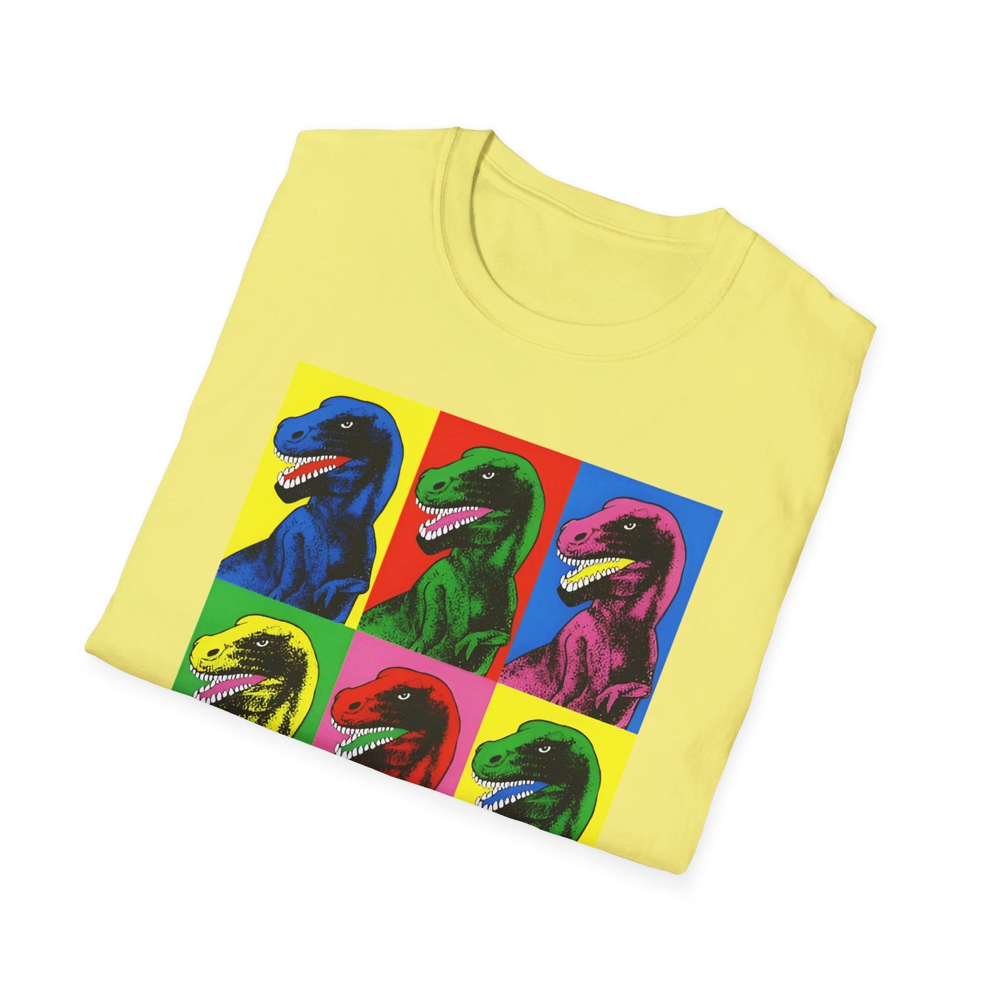 stanley desantis dinosaur pop art worn by steven spielberg on jurassic park 1993 movie set tshirt