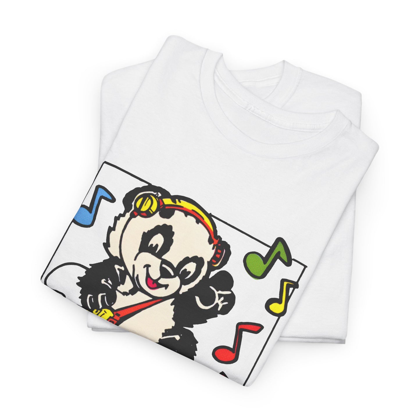 vintage 1980s dancing panda graphic reproduction tshirt