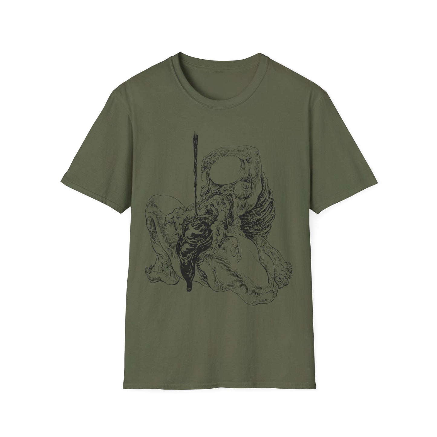 sibylle ruppert drawing from 1975 german avant garde journal tshirt