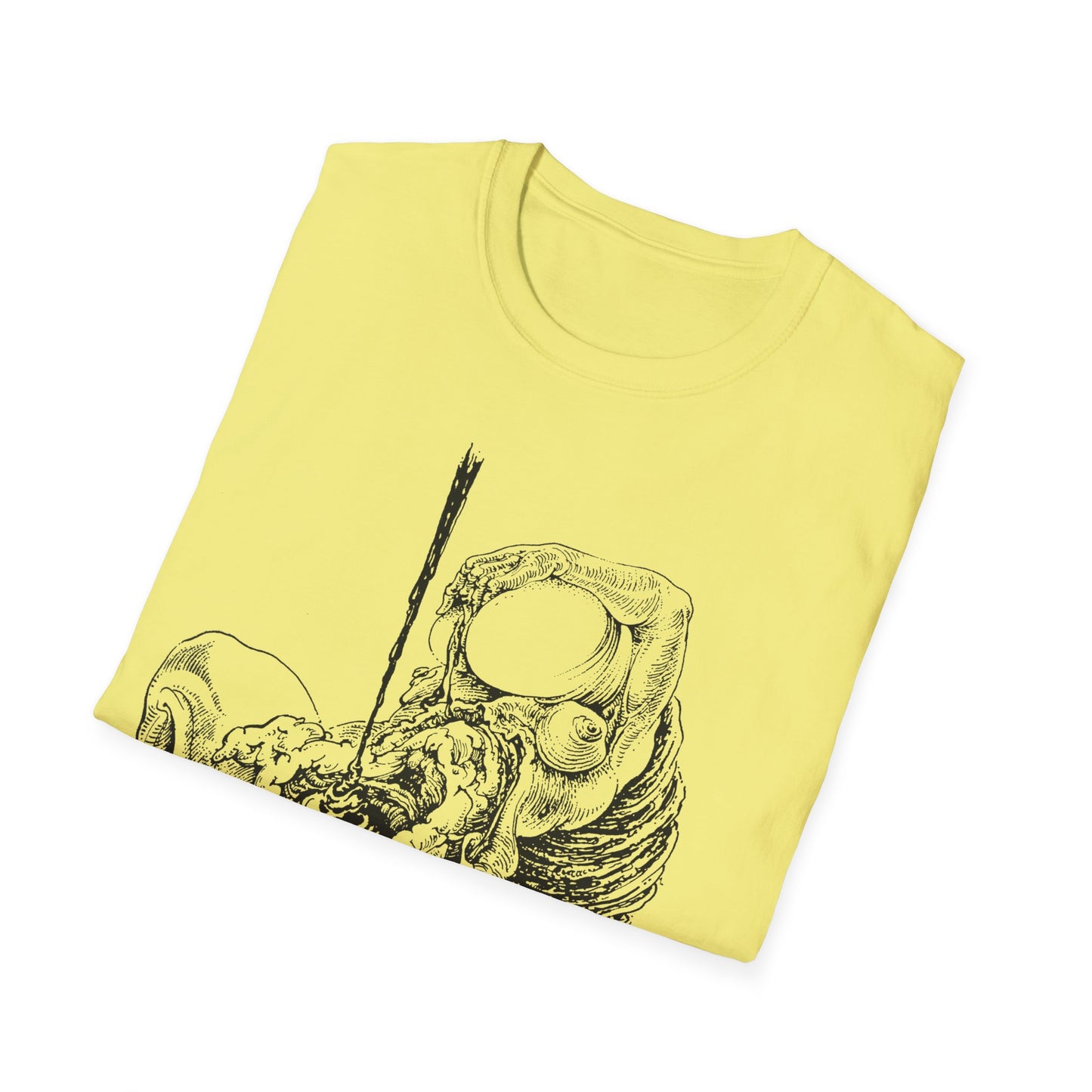 sibylle ruppert drawing from 1975 german avant garde journal tshirt
