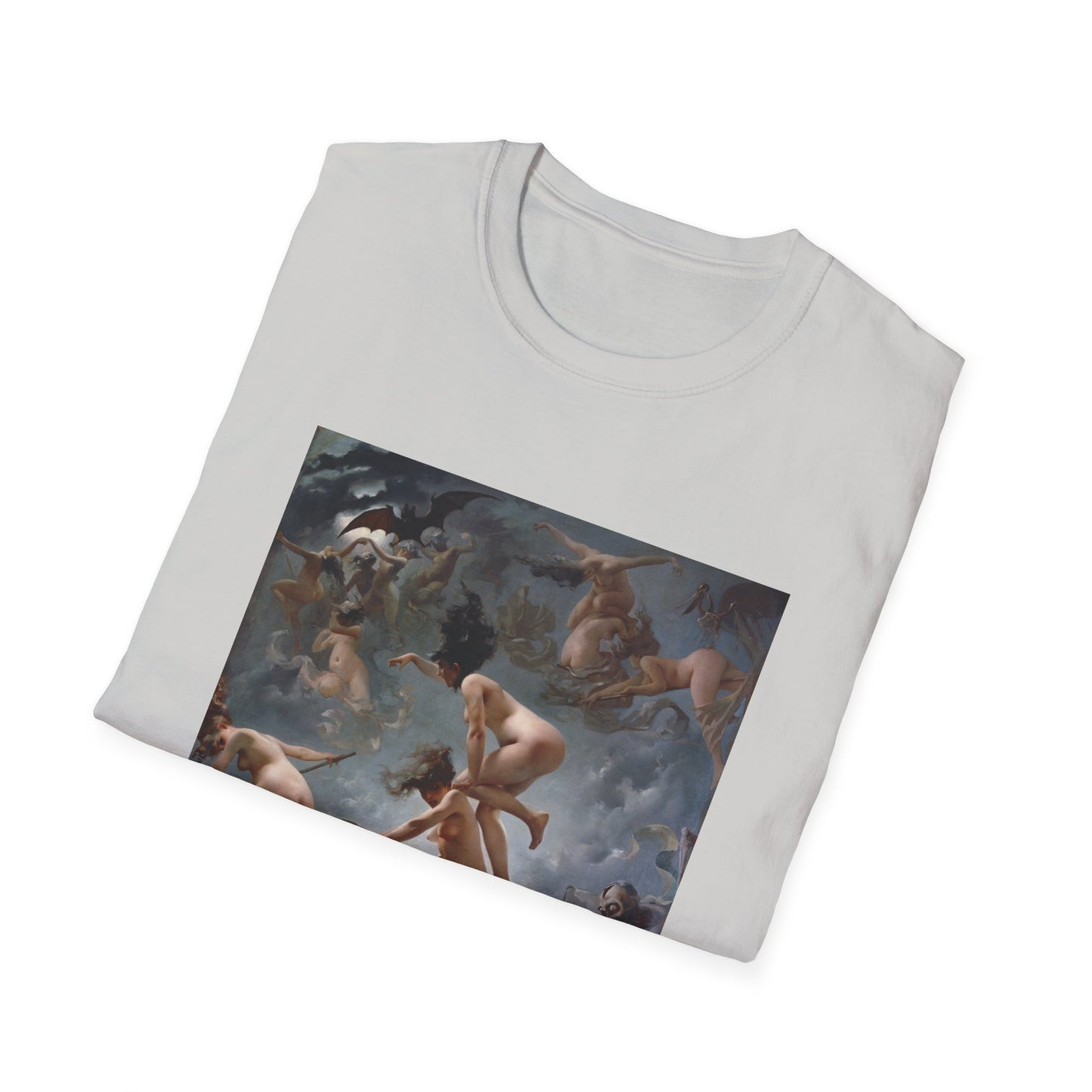 1878 painting witches going to their sabbath by luis ricardo falero tshirt