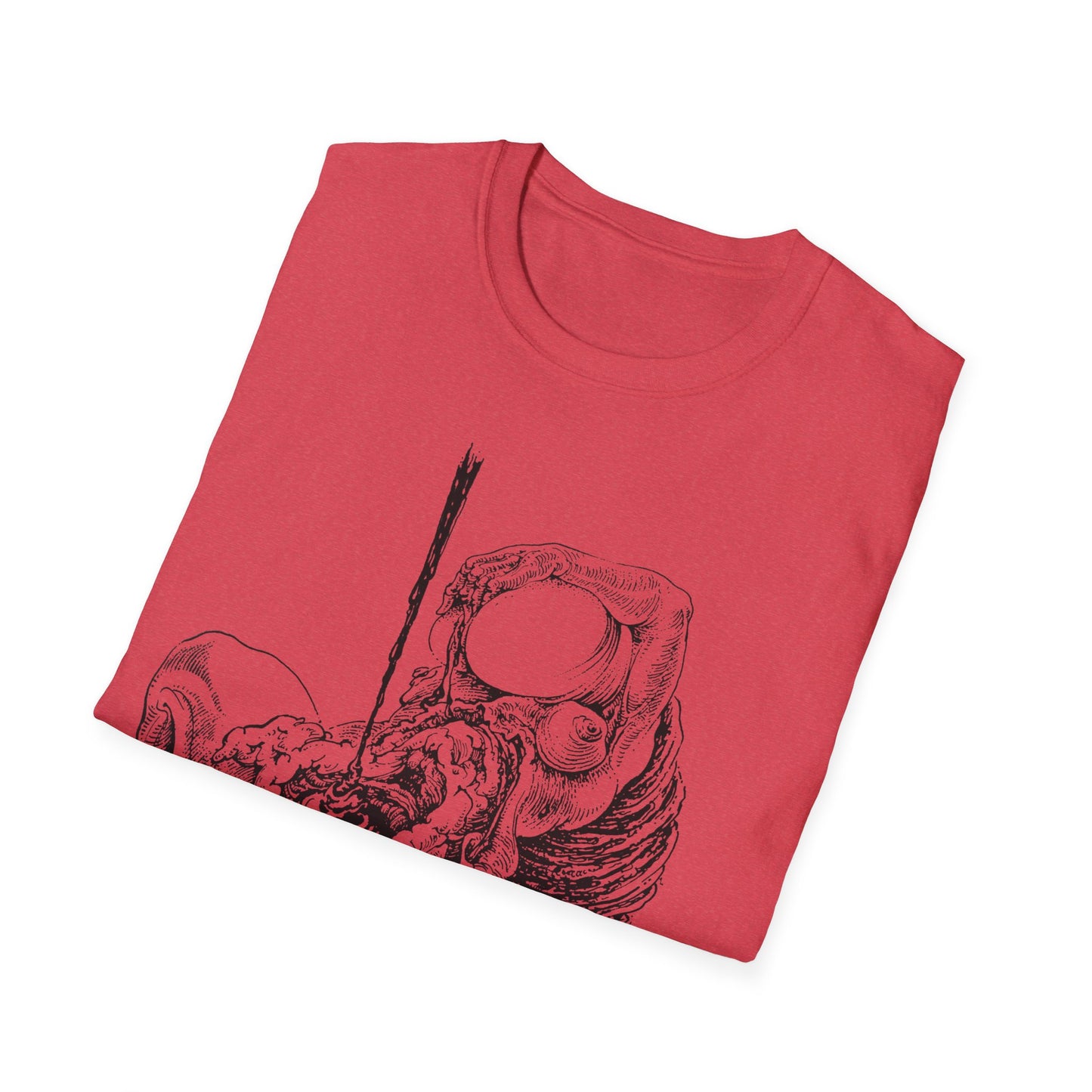 sibylle ruppert drawing from 1975 german avant garde journal tshirt