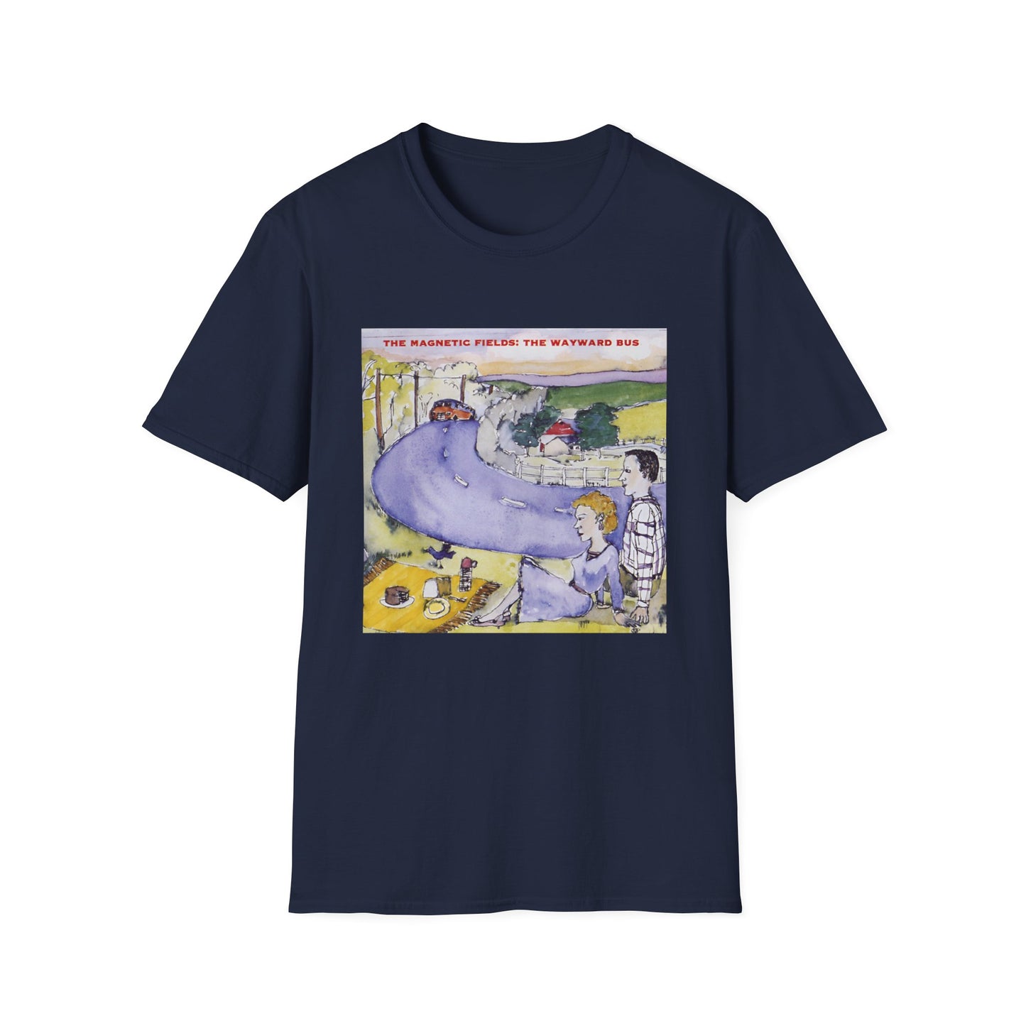 the magnetic fields 1992 the wayward bus album tshirt