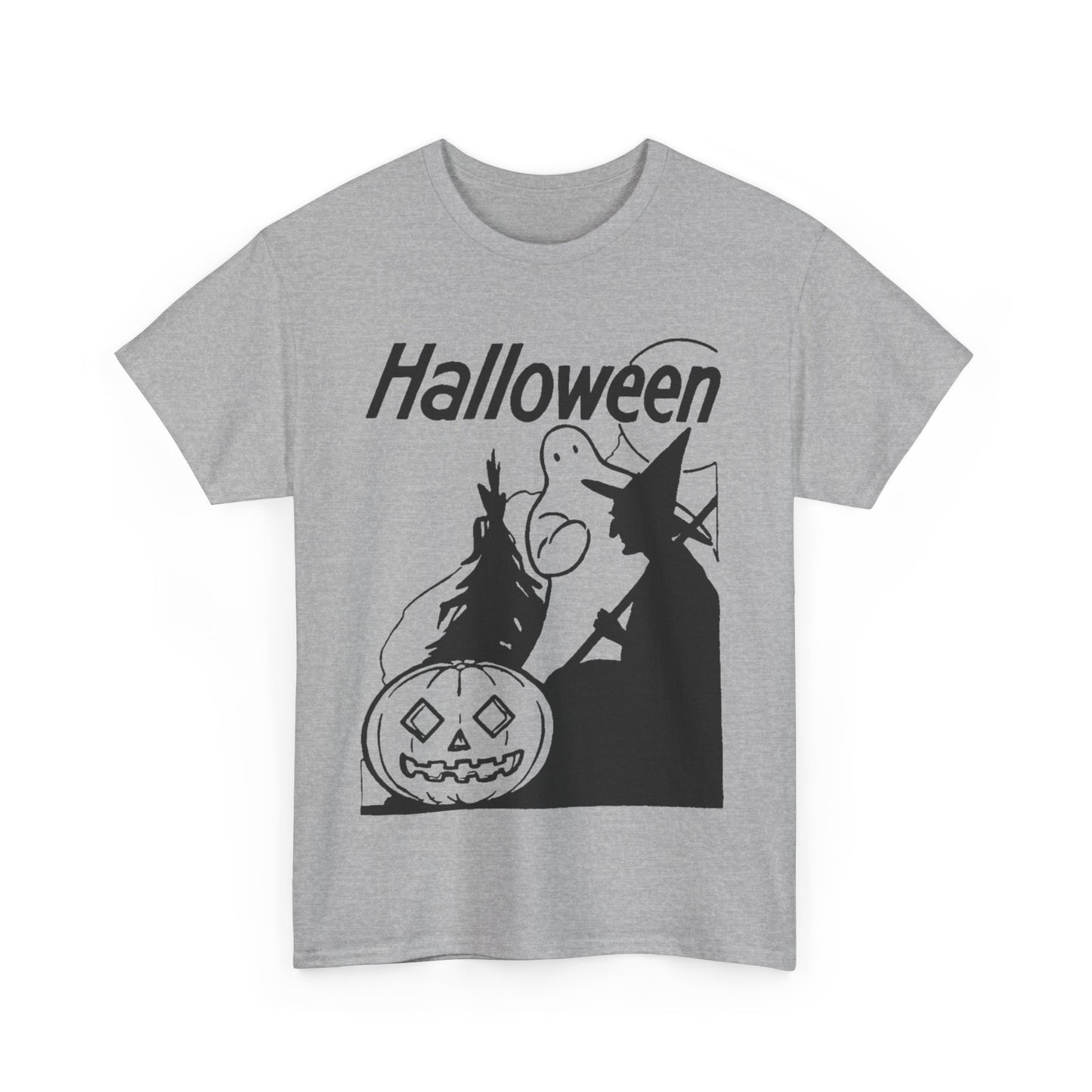 antique halloween graphic reproduction tshirt