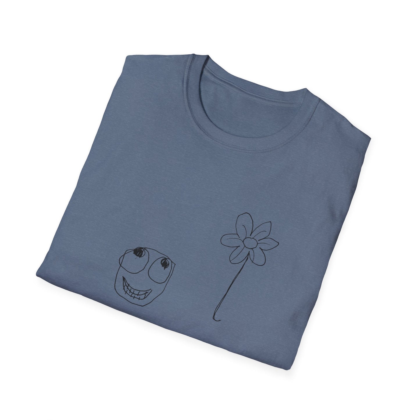 original drawing happy little guy tshirt