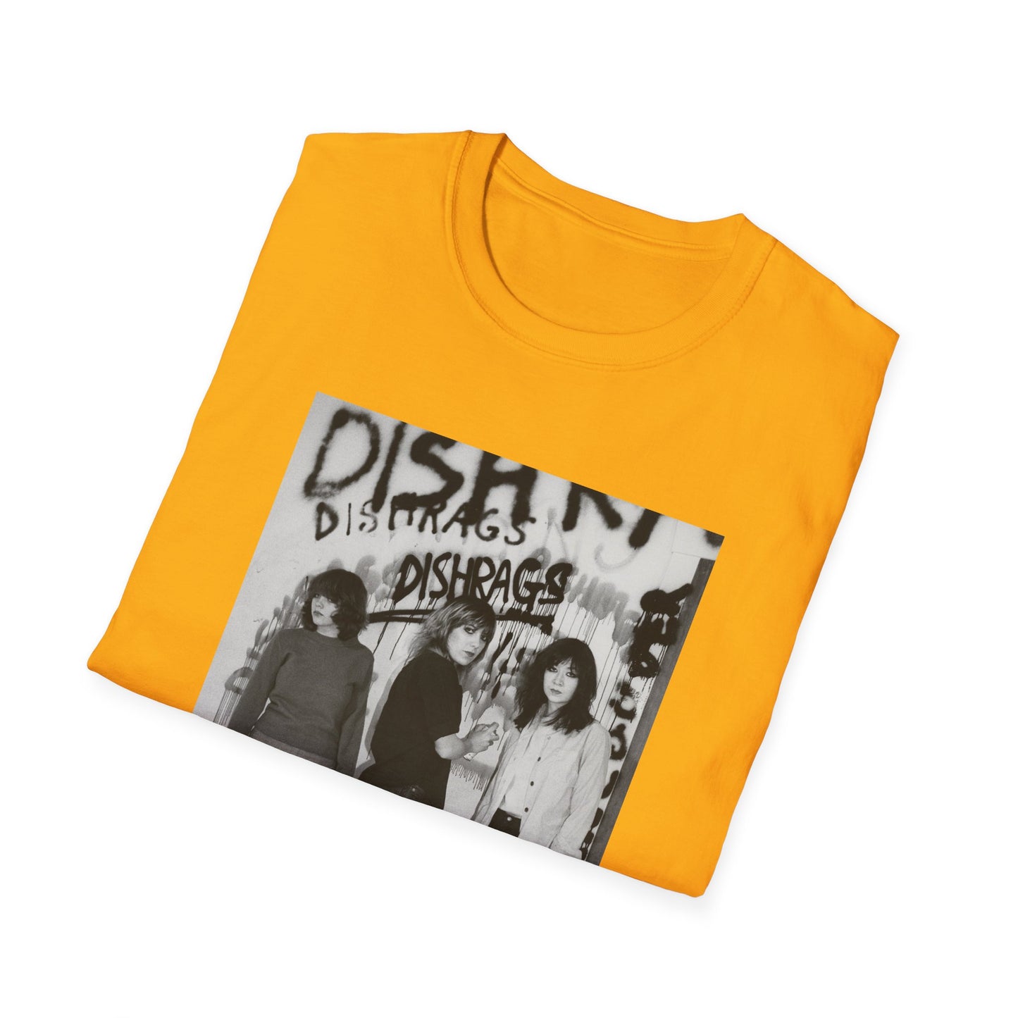 canadian punk band the dishrags photo tshirt