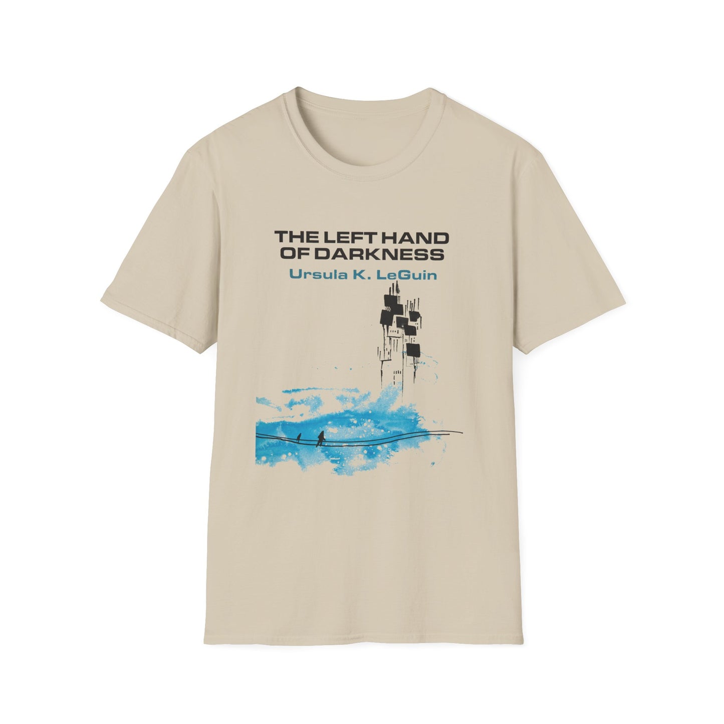 1969 book the left hand of darkness by ursula k le guin book cover tshirt