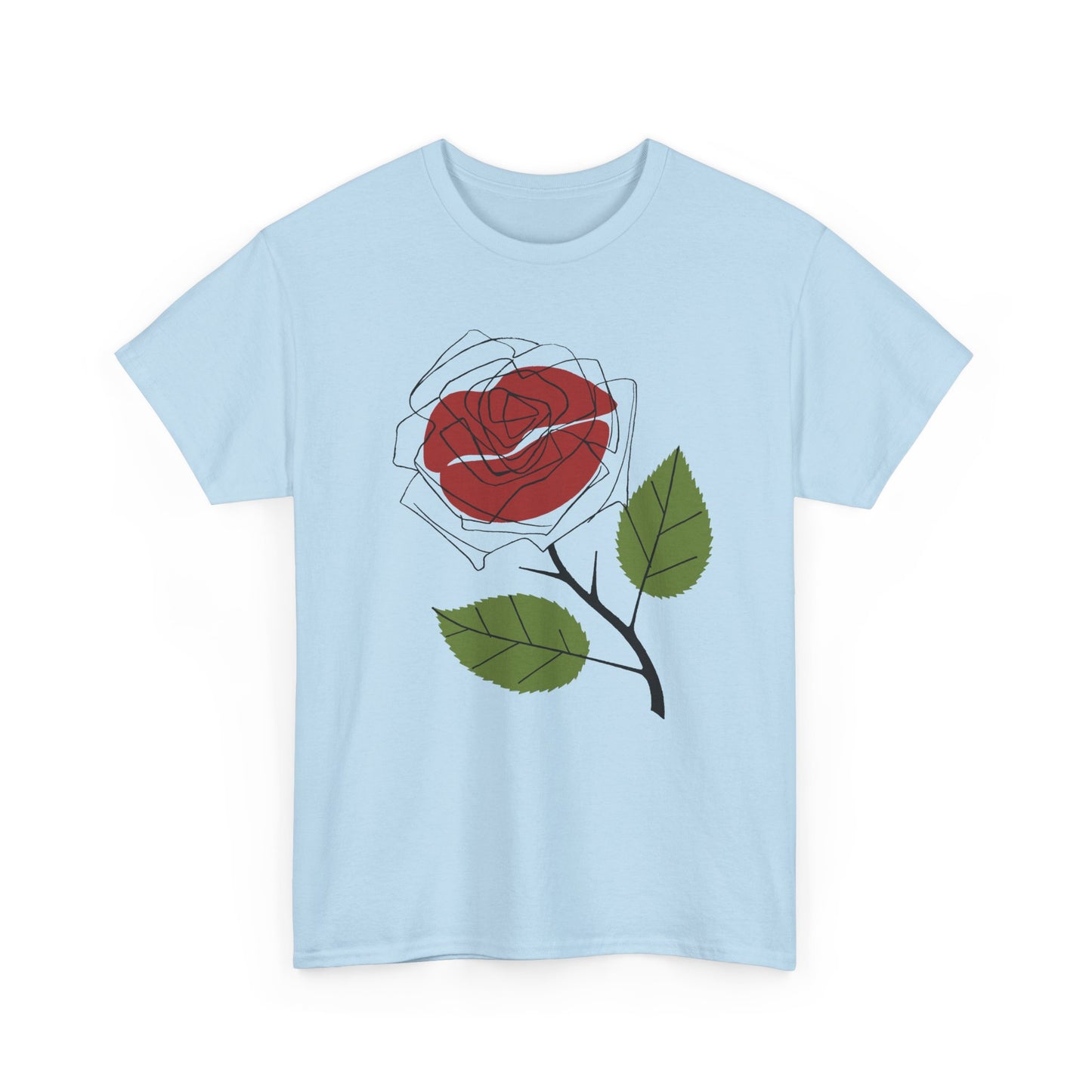 mid century manolo prieto rose lips book cover tshirt