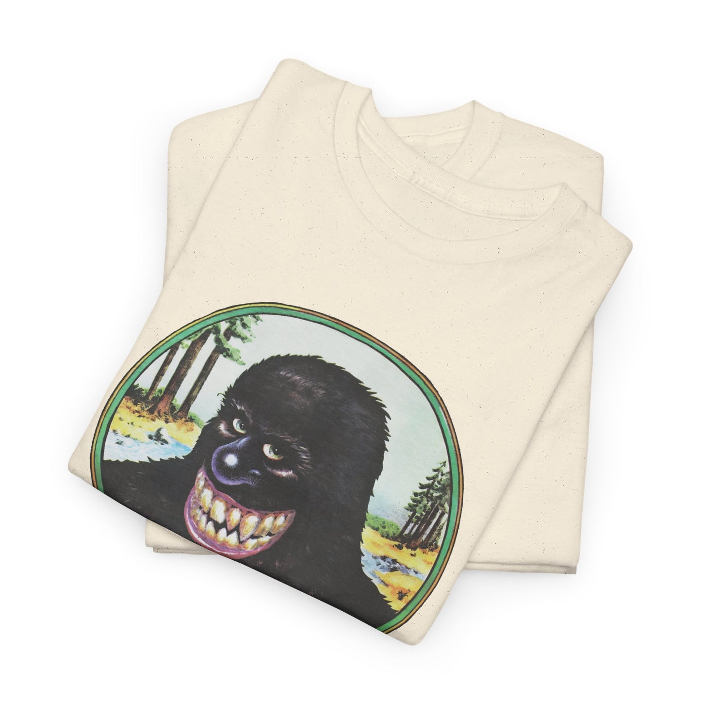 1970s bigfoot vintage graphic custom reproduction tshirt