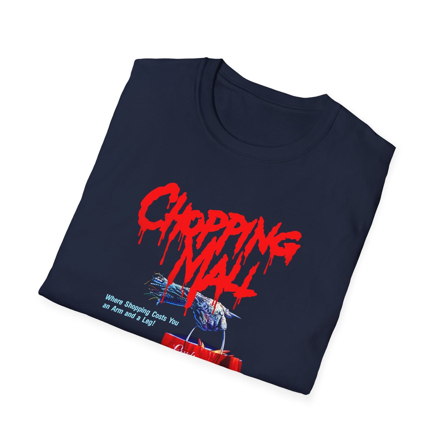 chopping mall 1986 poster colored tshirt