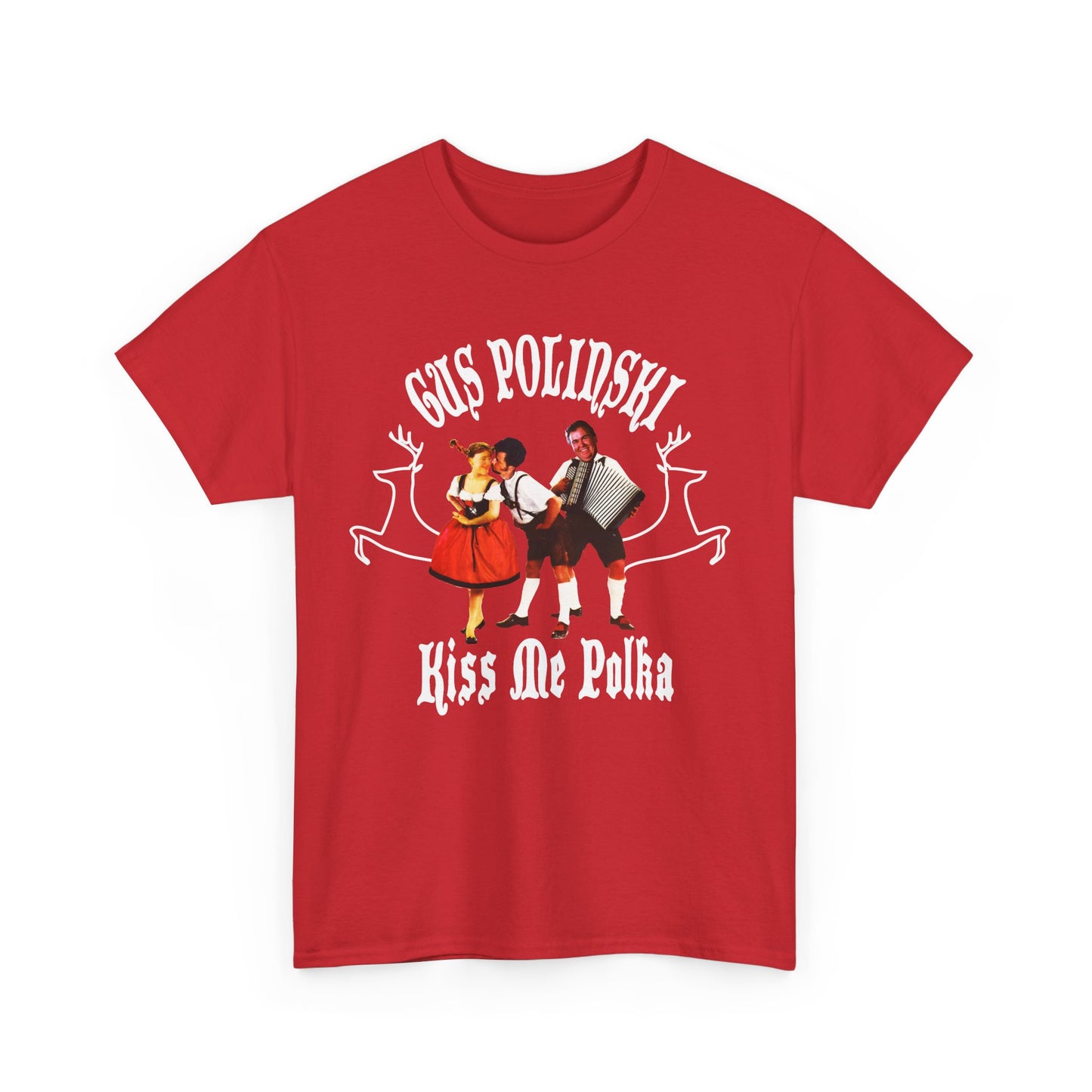 home alone gus polinski (john candy) poker king of the midwest parody album cover for kiss me polka tshirt