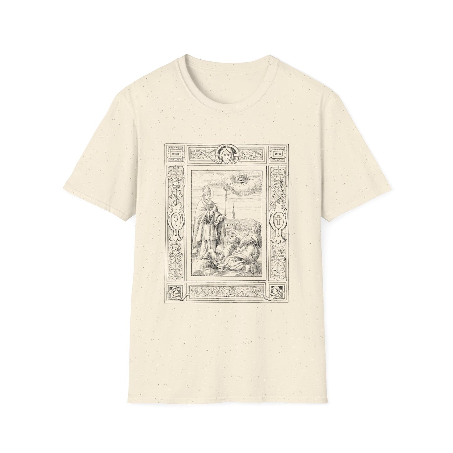 saint valentine healing epilepsy illustrated by dr. frantisek ehrmann circa 1899 tshirt