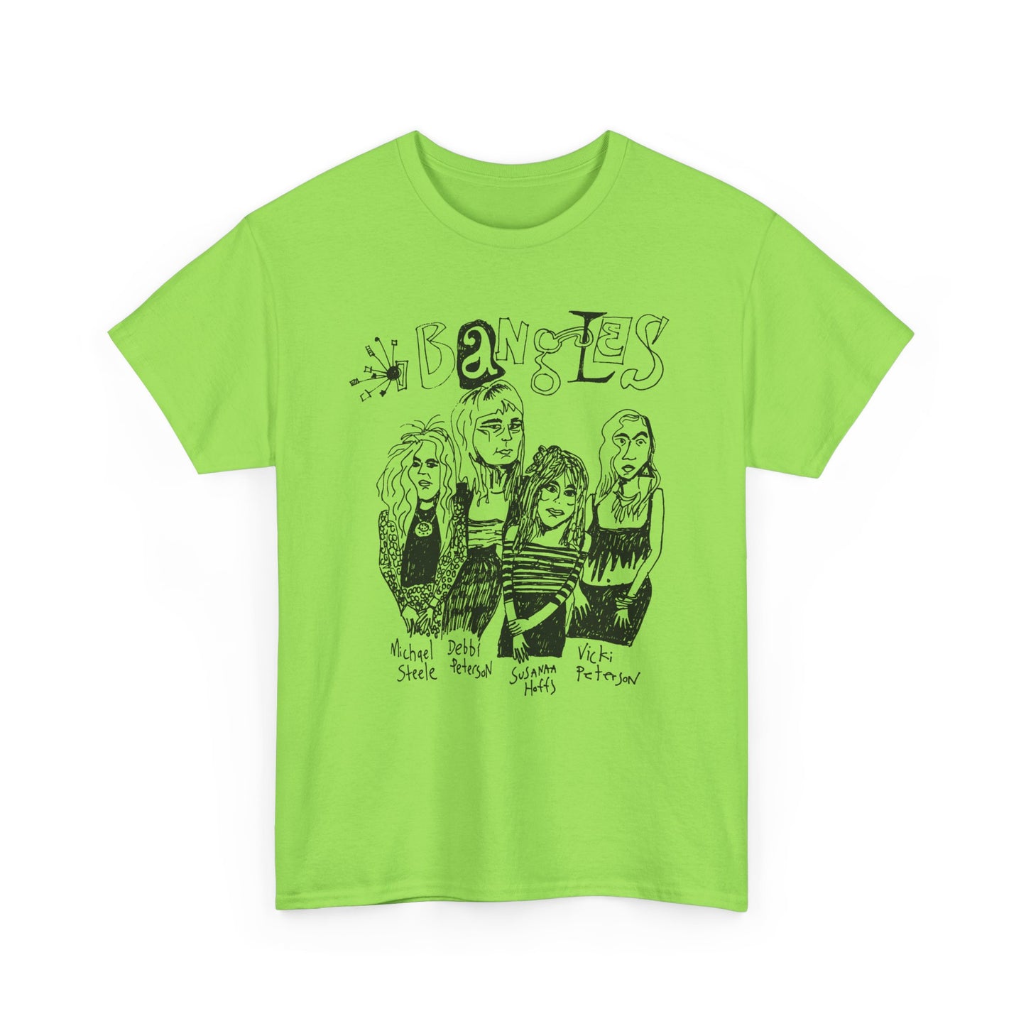 the bangles band original drawing tshirt