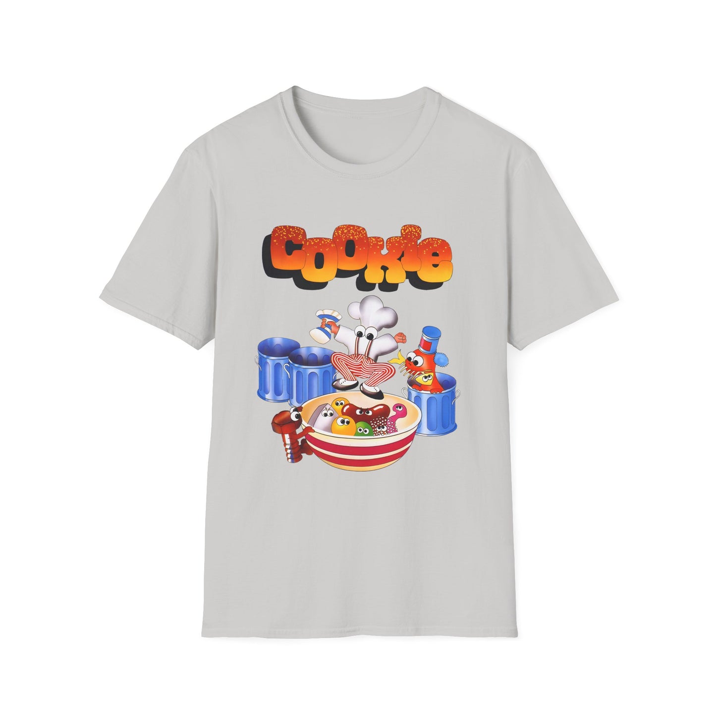 1983 zx spectrum video game cookie tshirt