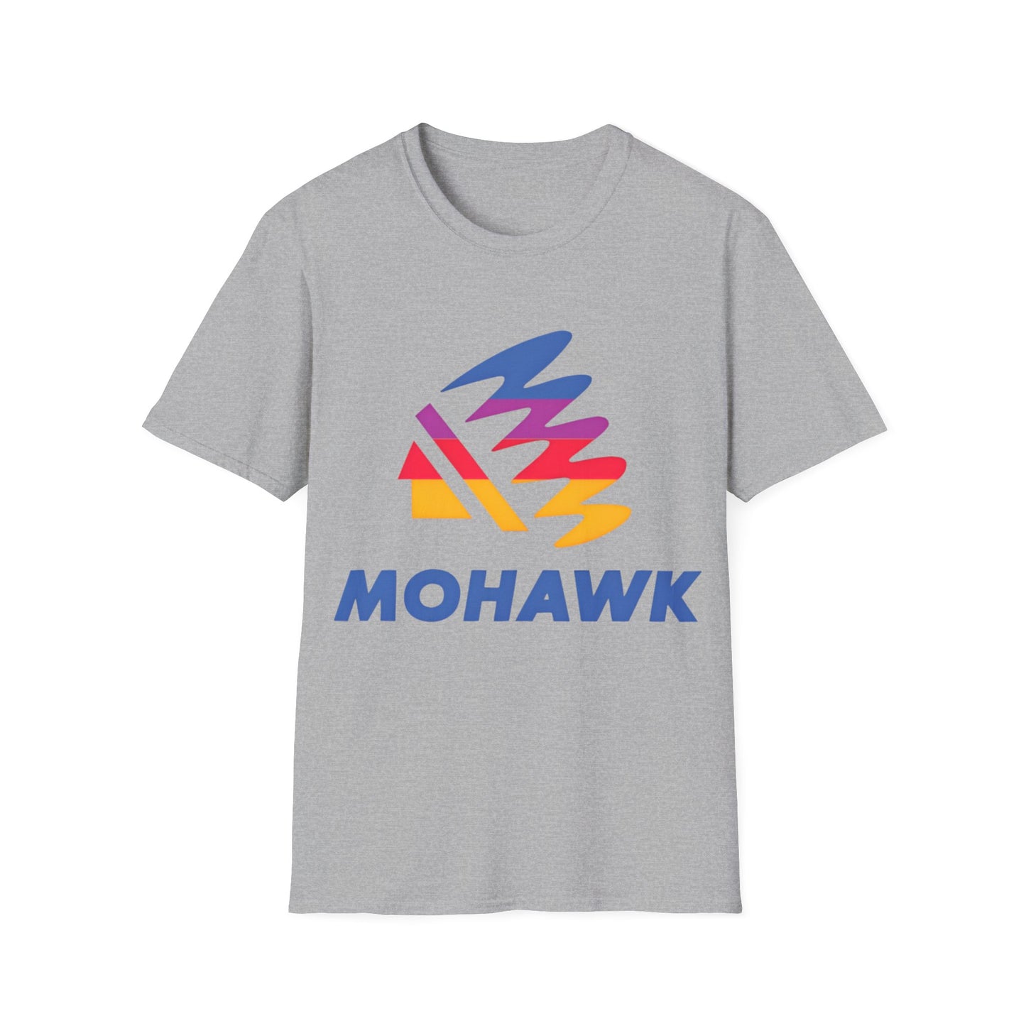 mohawk defunct gas station logo tshirt