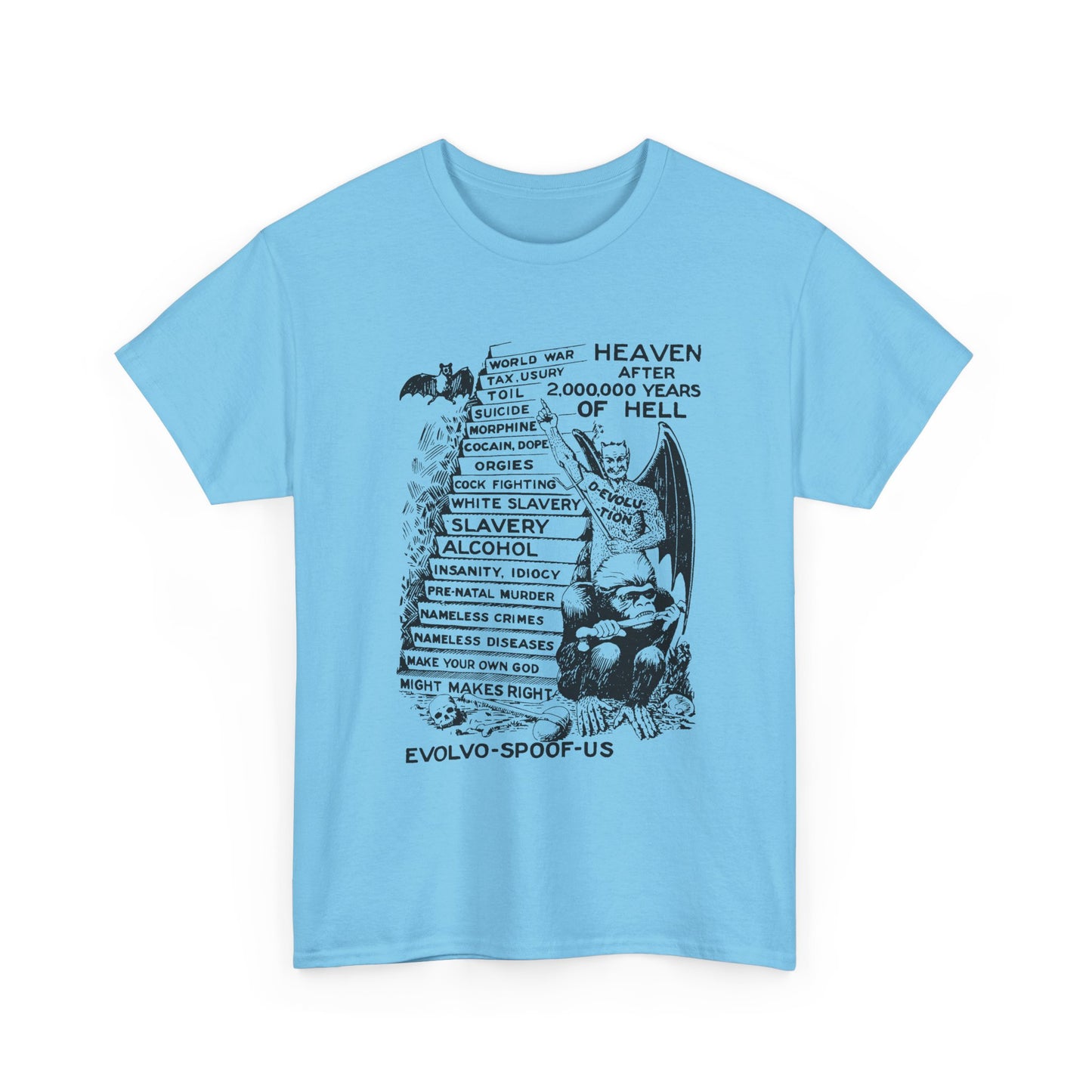 jocko-homo heavenbound b. h. shadduck 1925 religious pamphlet page six tshirt