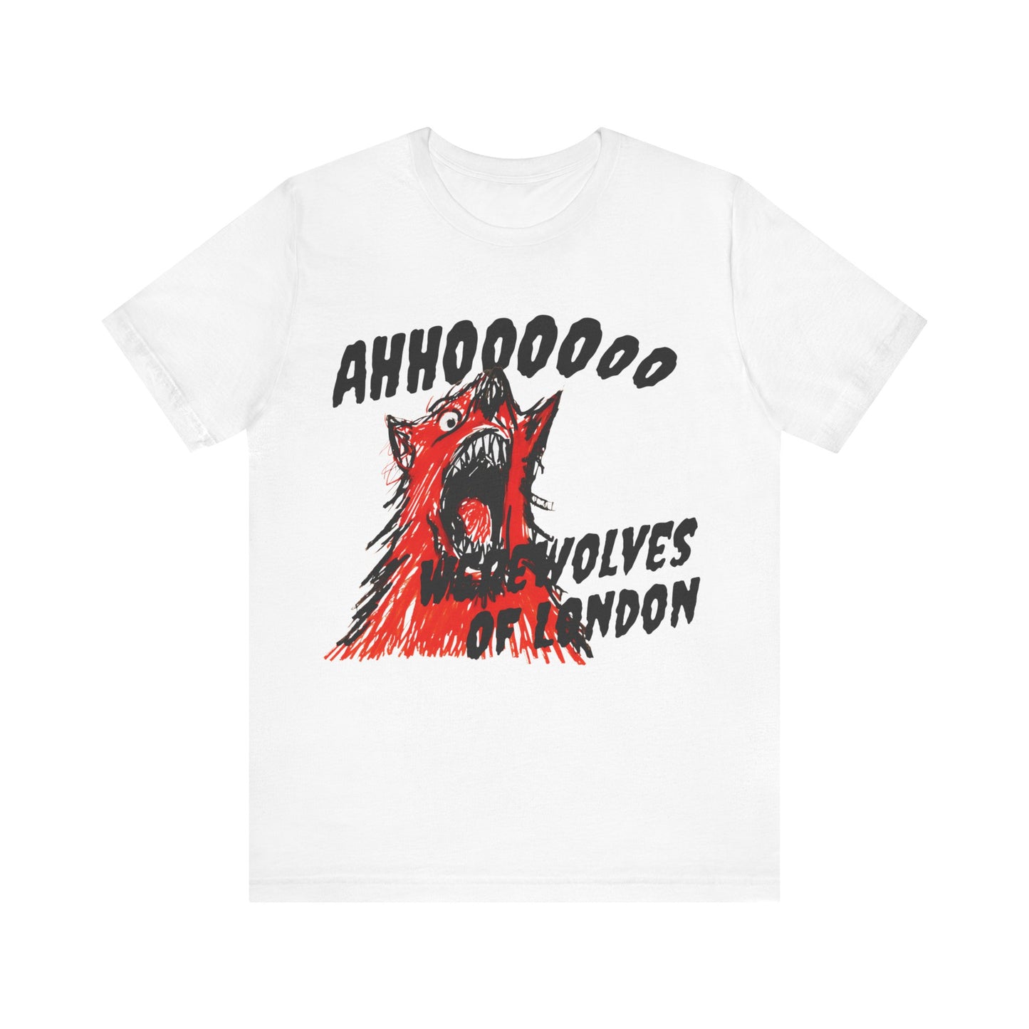 ahoooooo werewolves of london werewolf tshirt