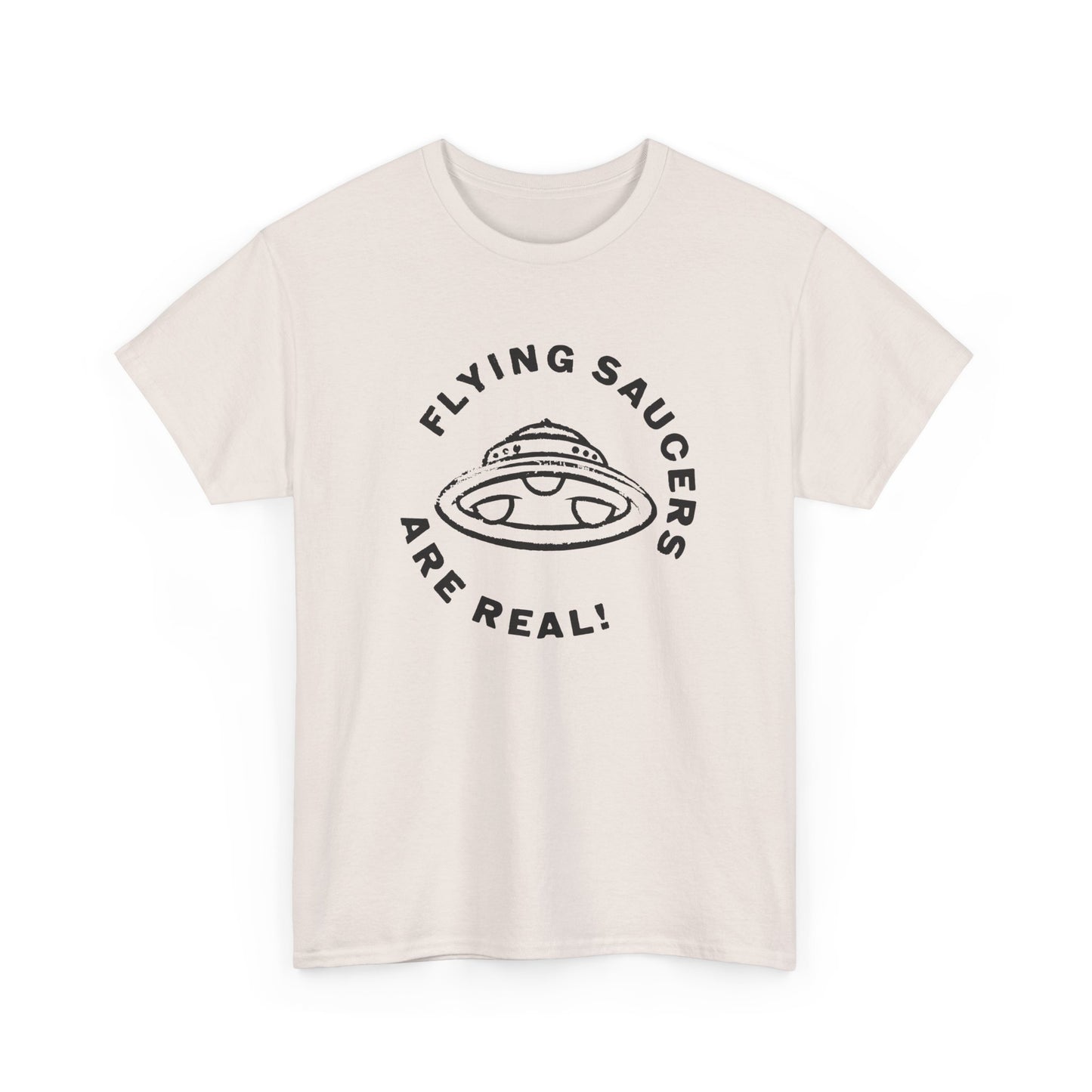 flying saucers are real! vintage style image tshirt