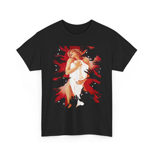 1982 satan's mistress aka demon rage movie poster no words tshirt