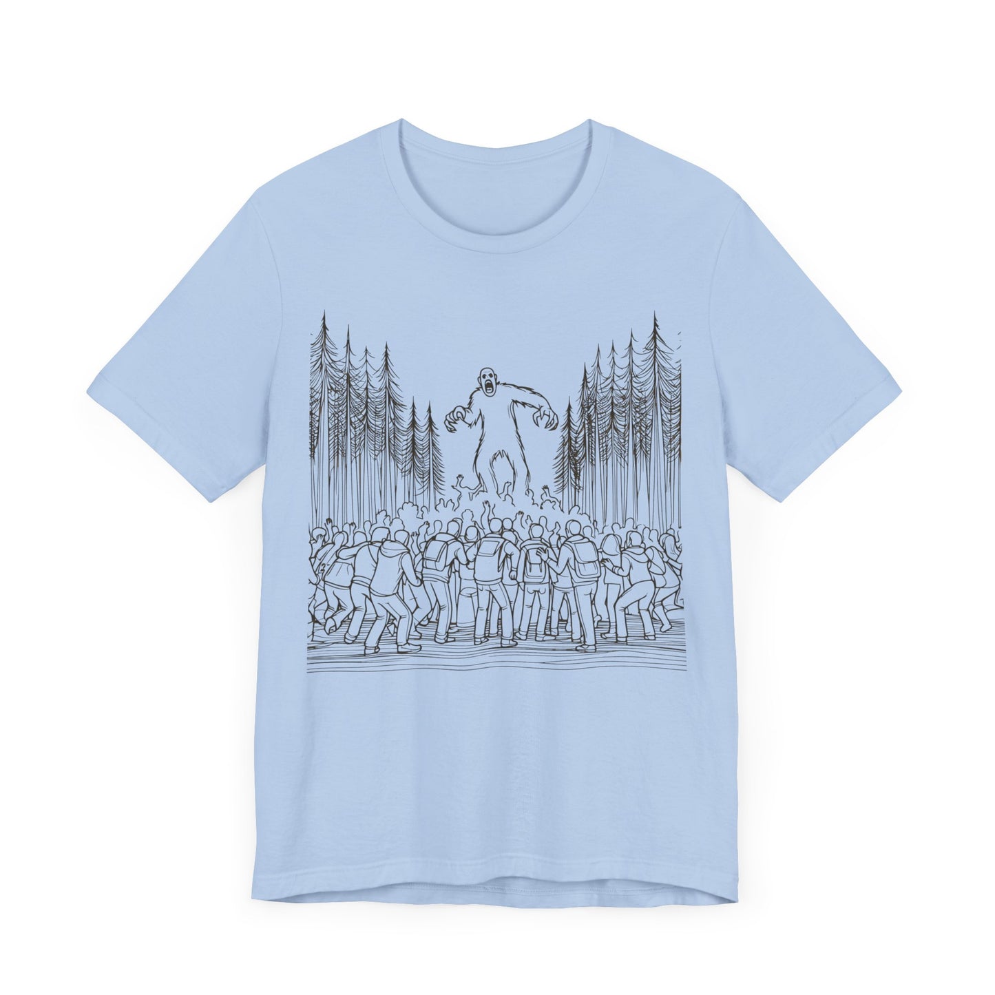 sasquatch attacks tshirt