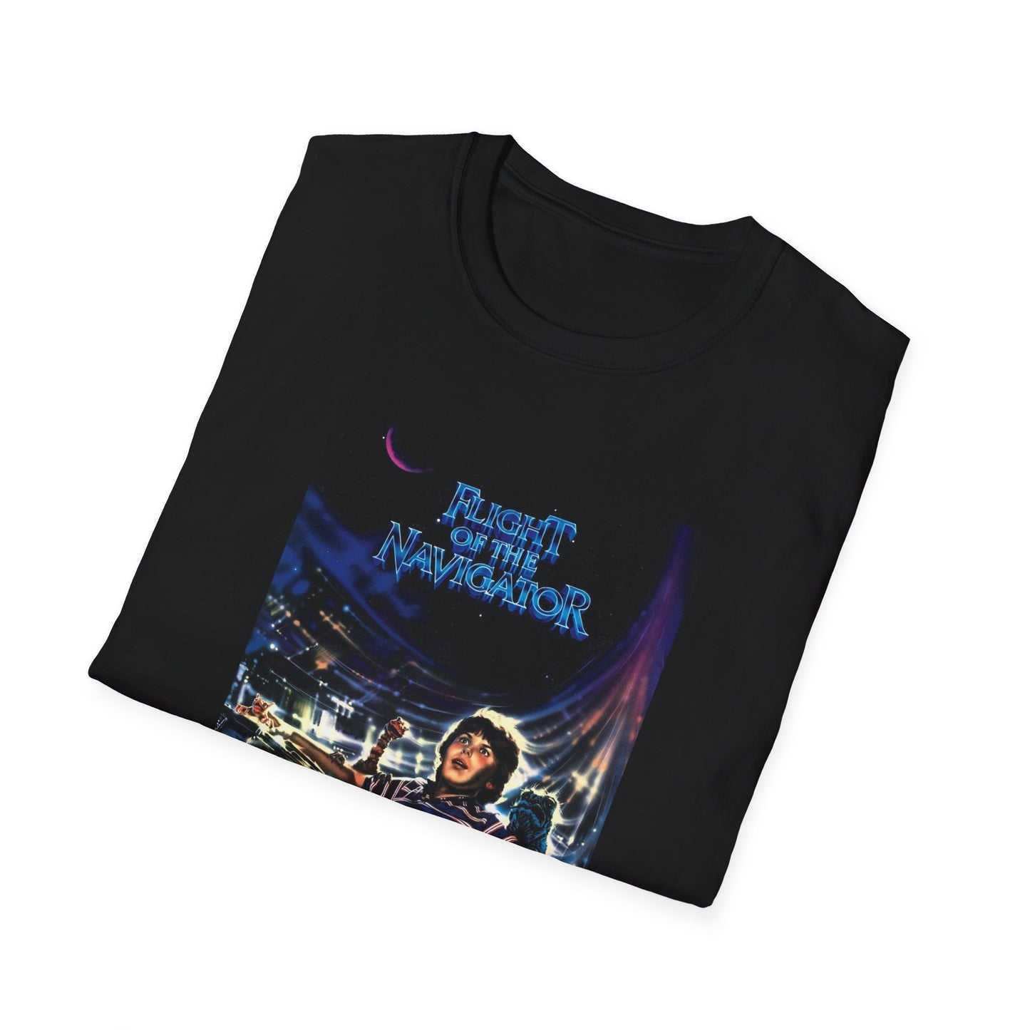 flight of the navigator 1986 movie tshirt