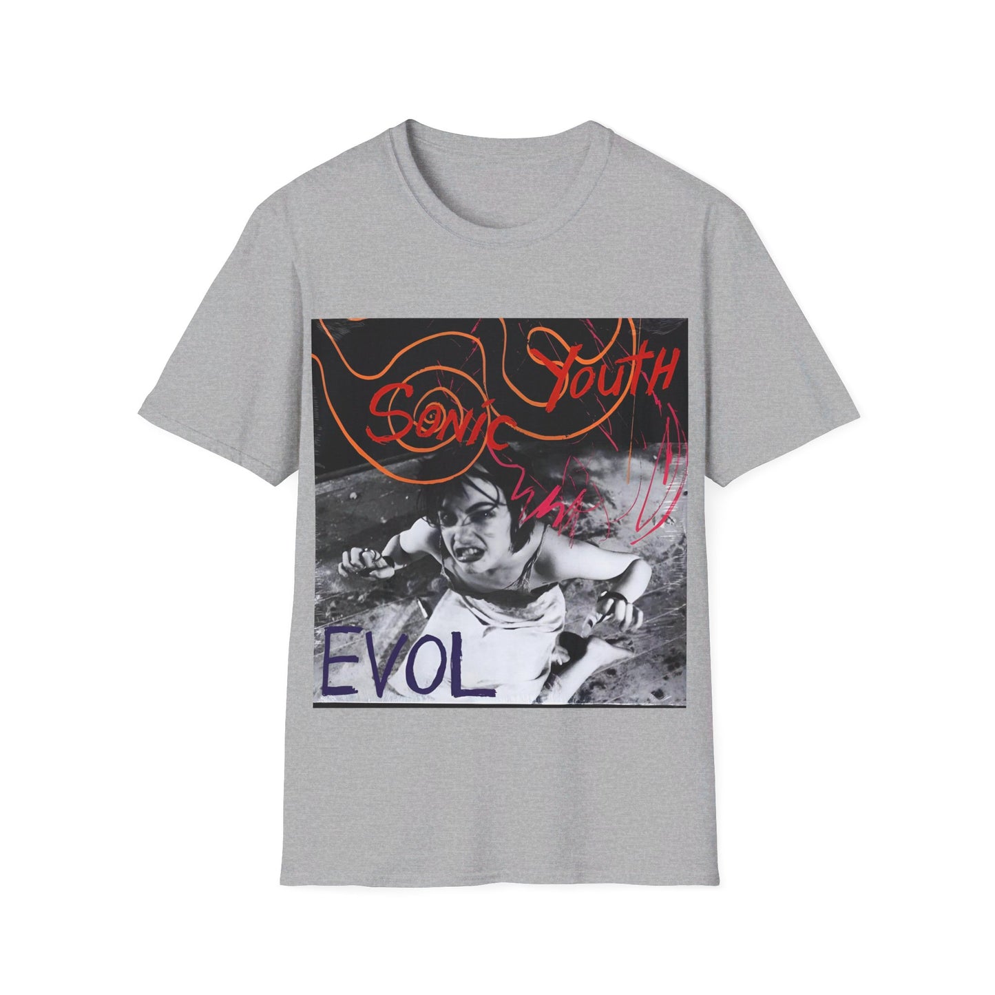 sonic youth 1986 evol album tshirt