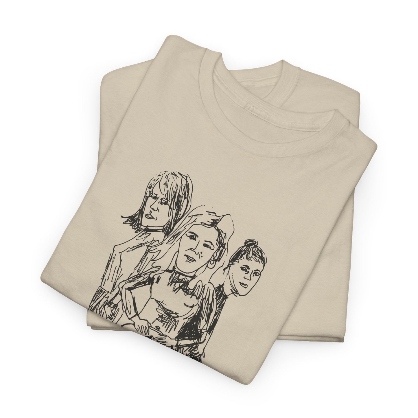 the delmonas medway garage punk fan art sketch tshirt