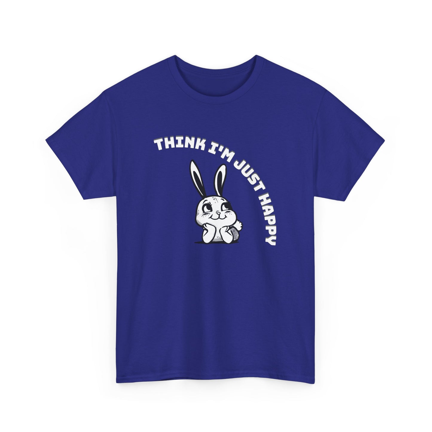 think I'm just happy nirvana song lyrics with bunny tshirt