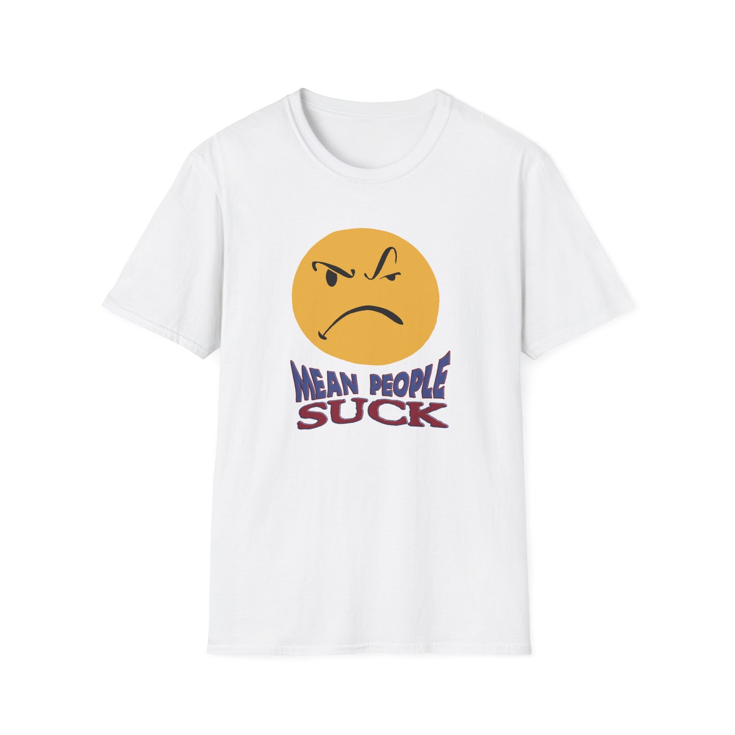 1990s graphic mean people suck tshirt