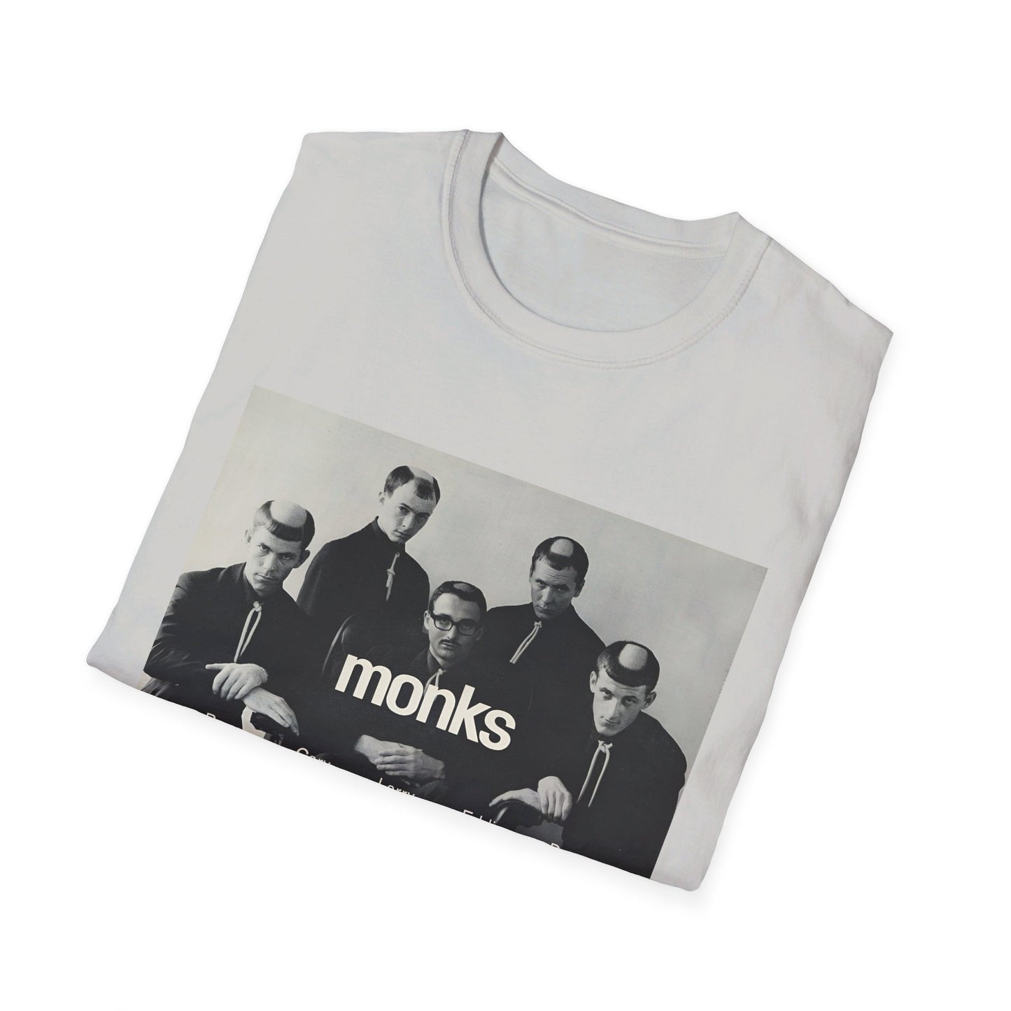 1960s experimental rock n roll band the monks tshirt