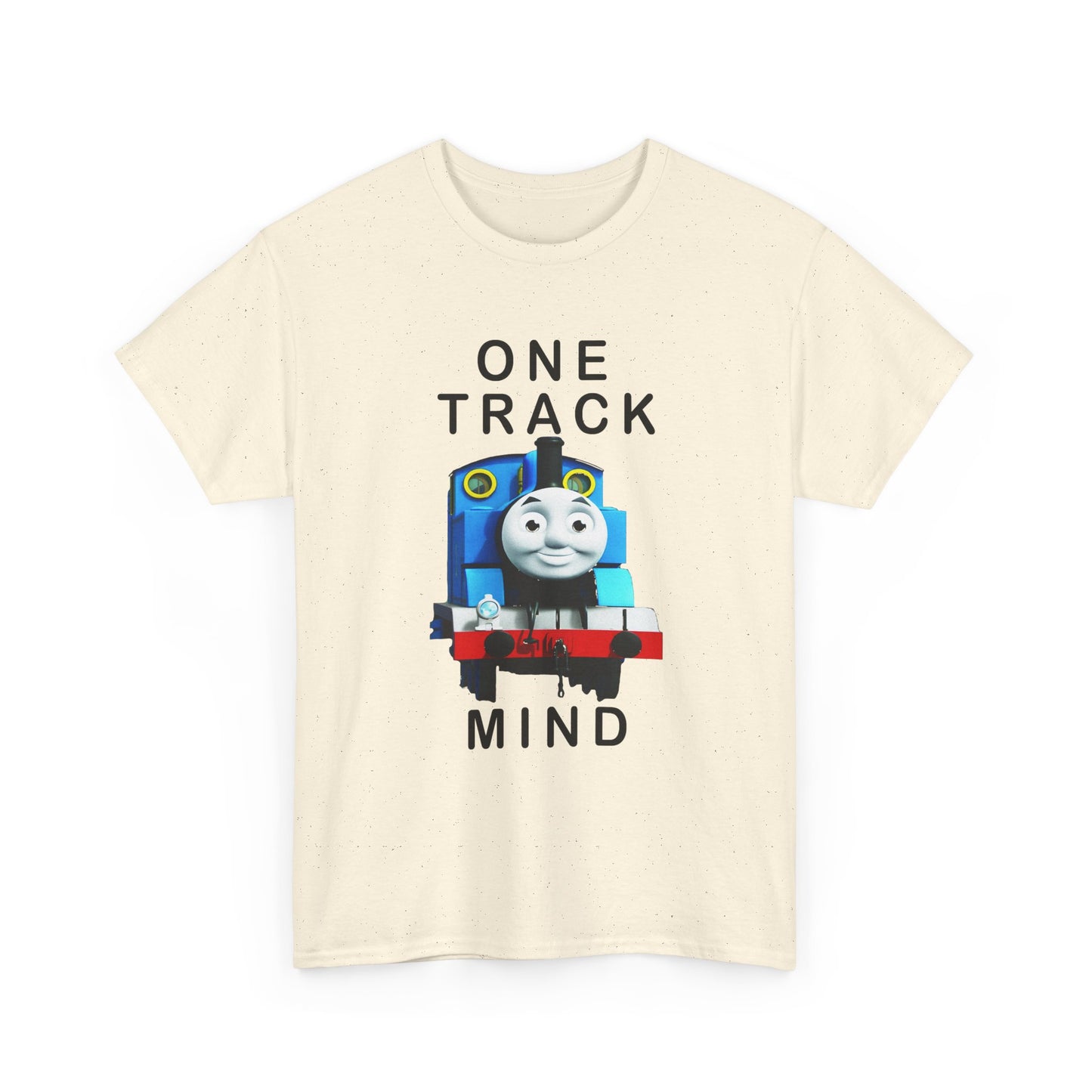 thomas the tank engine one track mind dumb tshirt