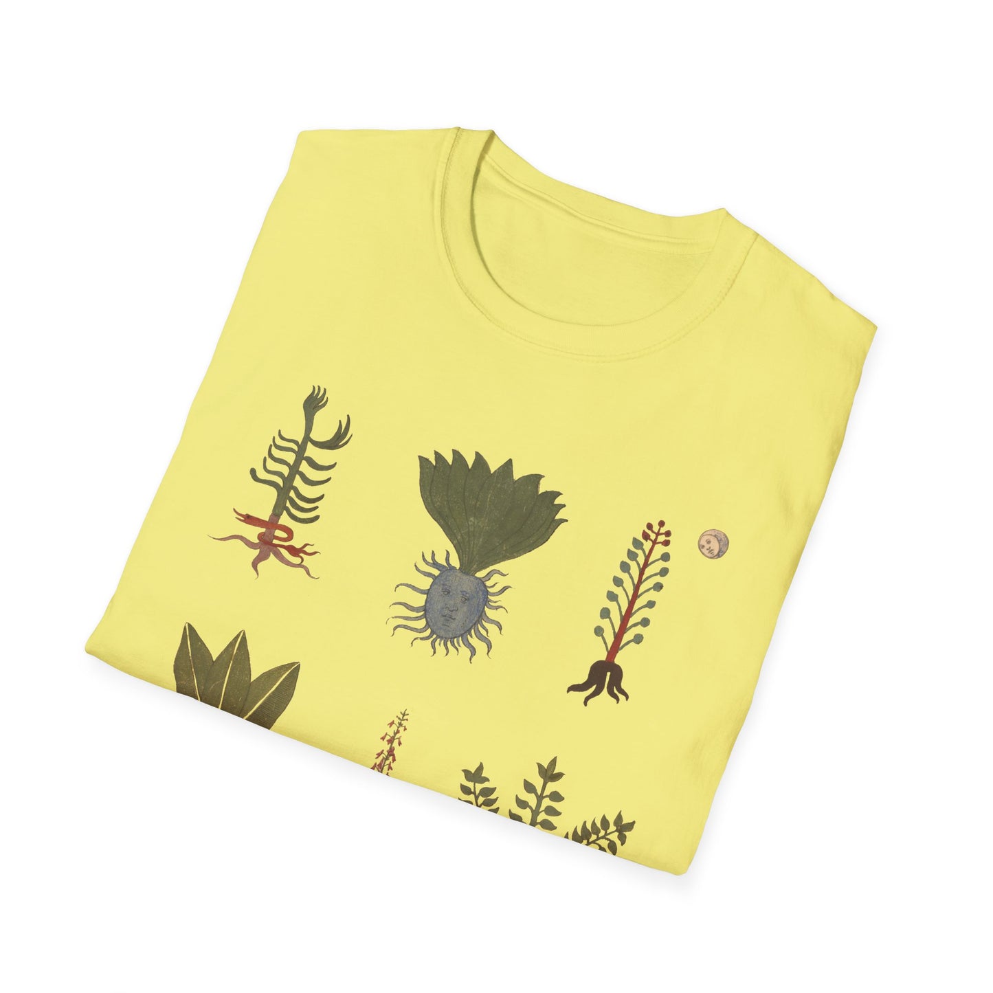 plants with human features images from the erbario 15th-century herbal illustration guide from northern italy tshirt
