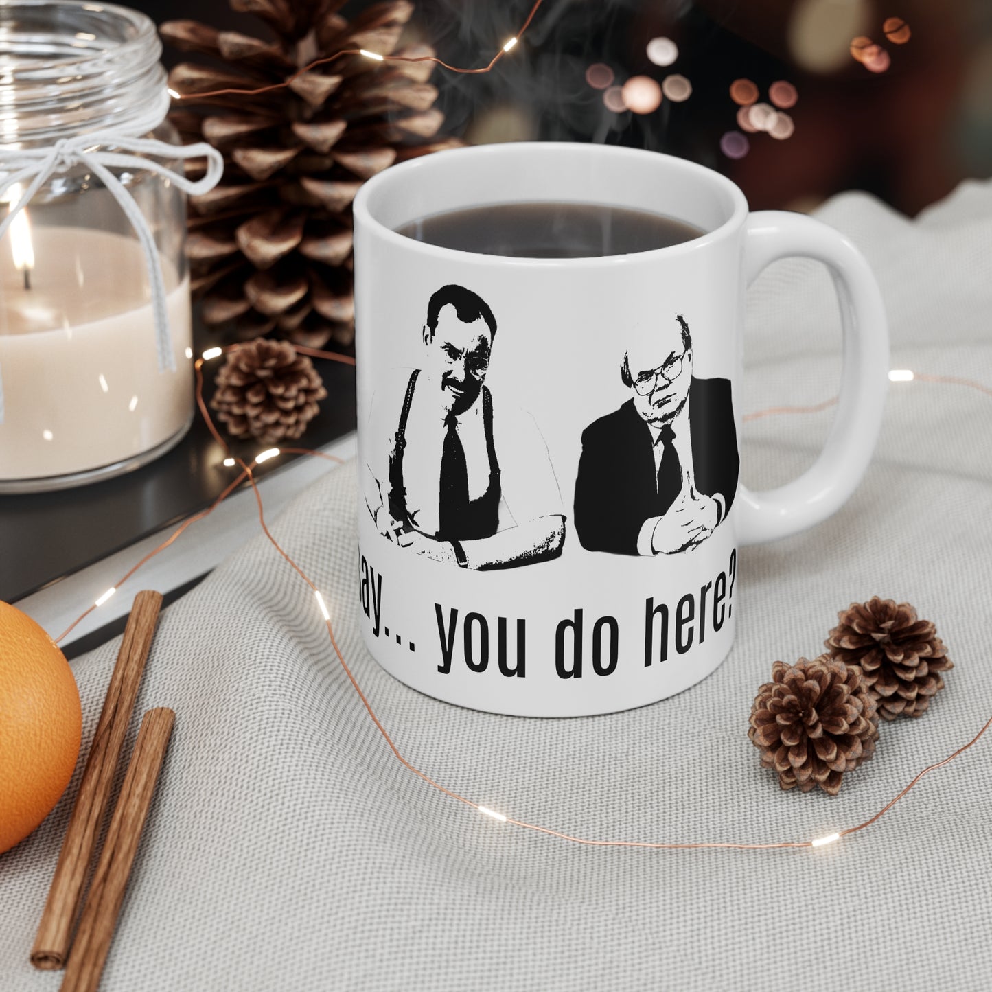 the bobs office space "what would you say... you do here?" coffee mug