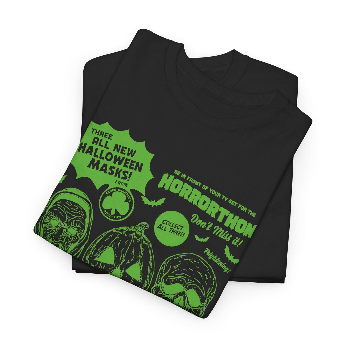 halloween 3 tv guide ad graphic 2 in green tshirt