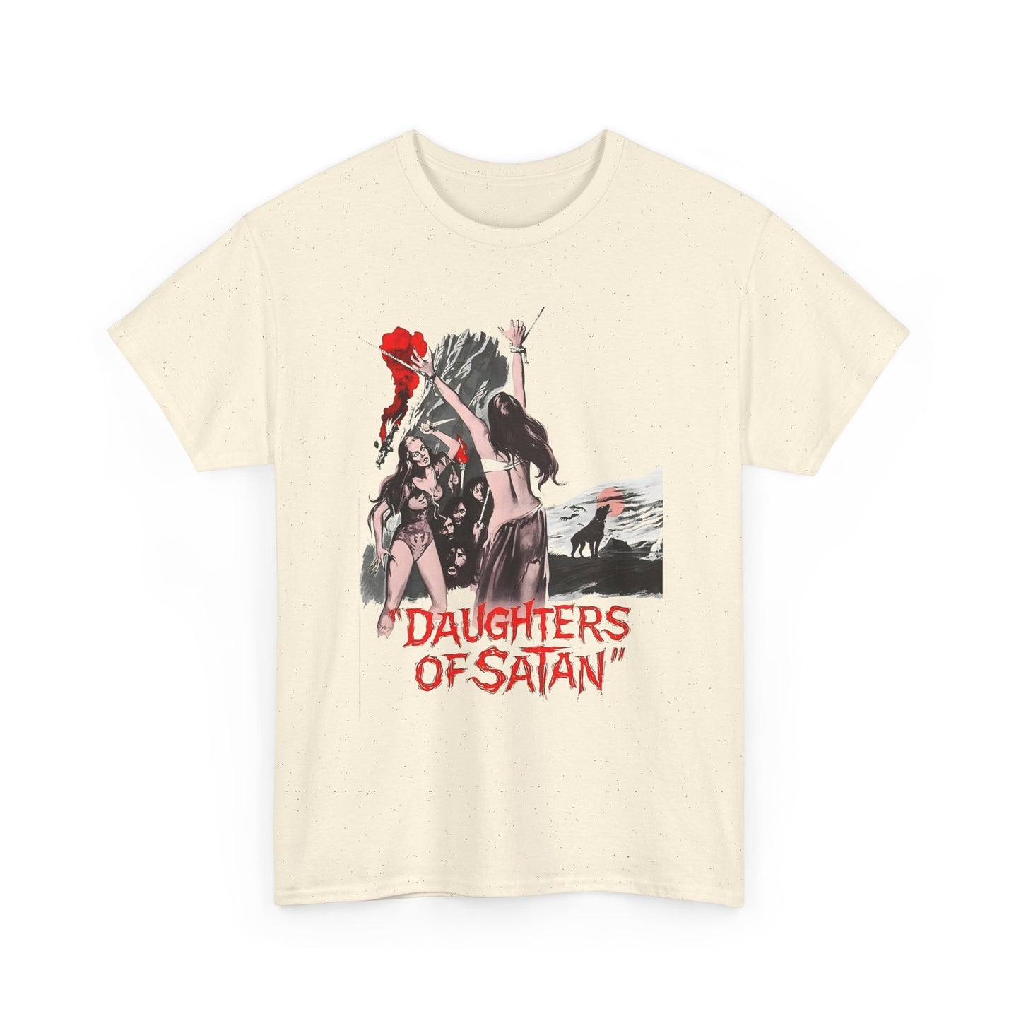 1972 daughters of satan movie poster tshirt