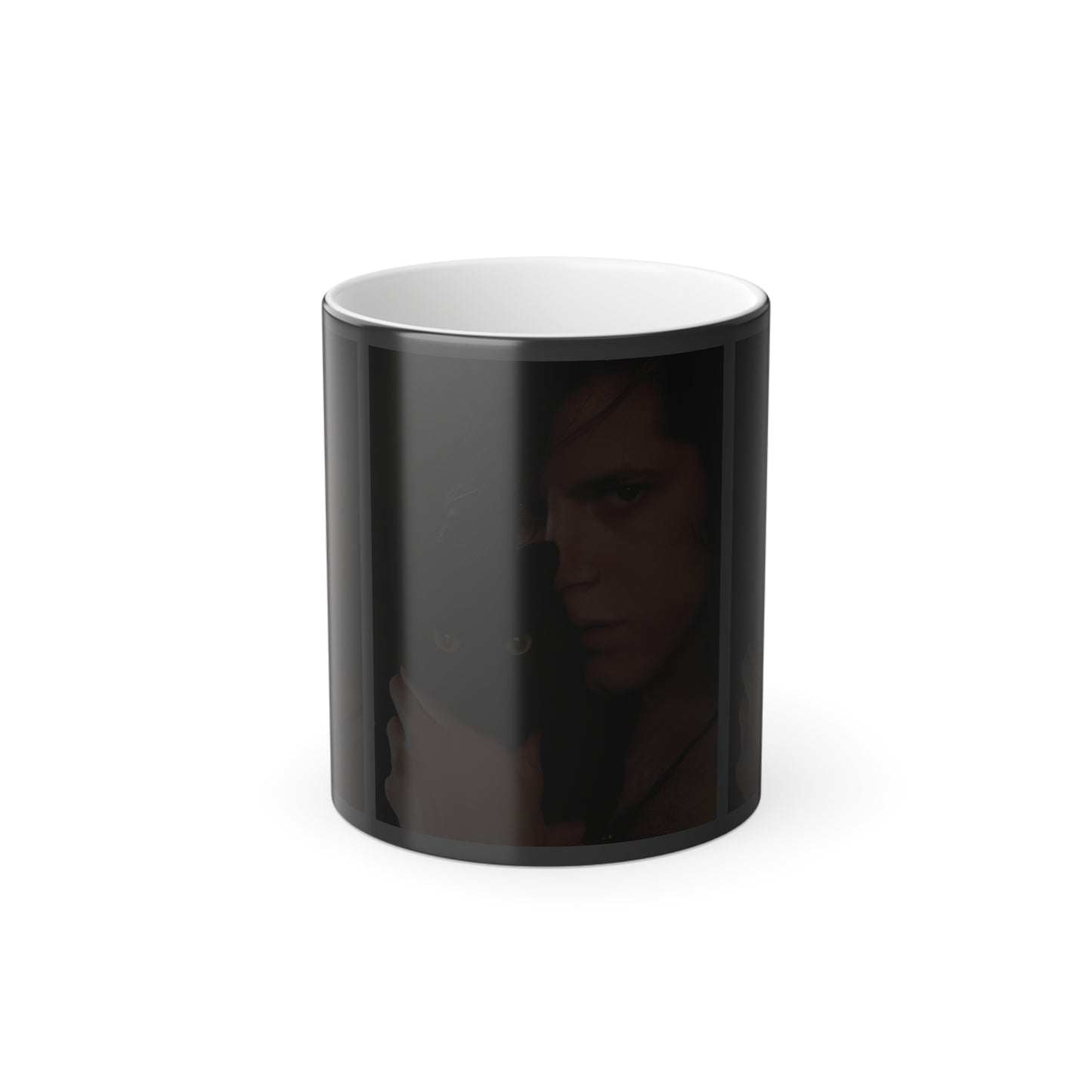 danzig and cat color-changing mug