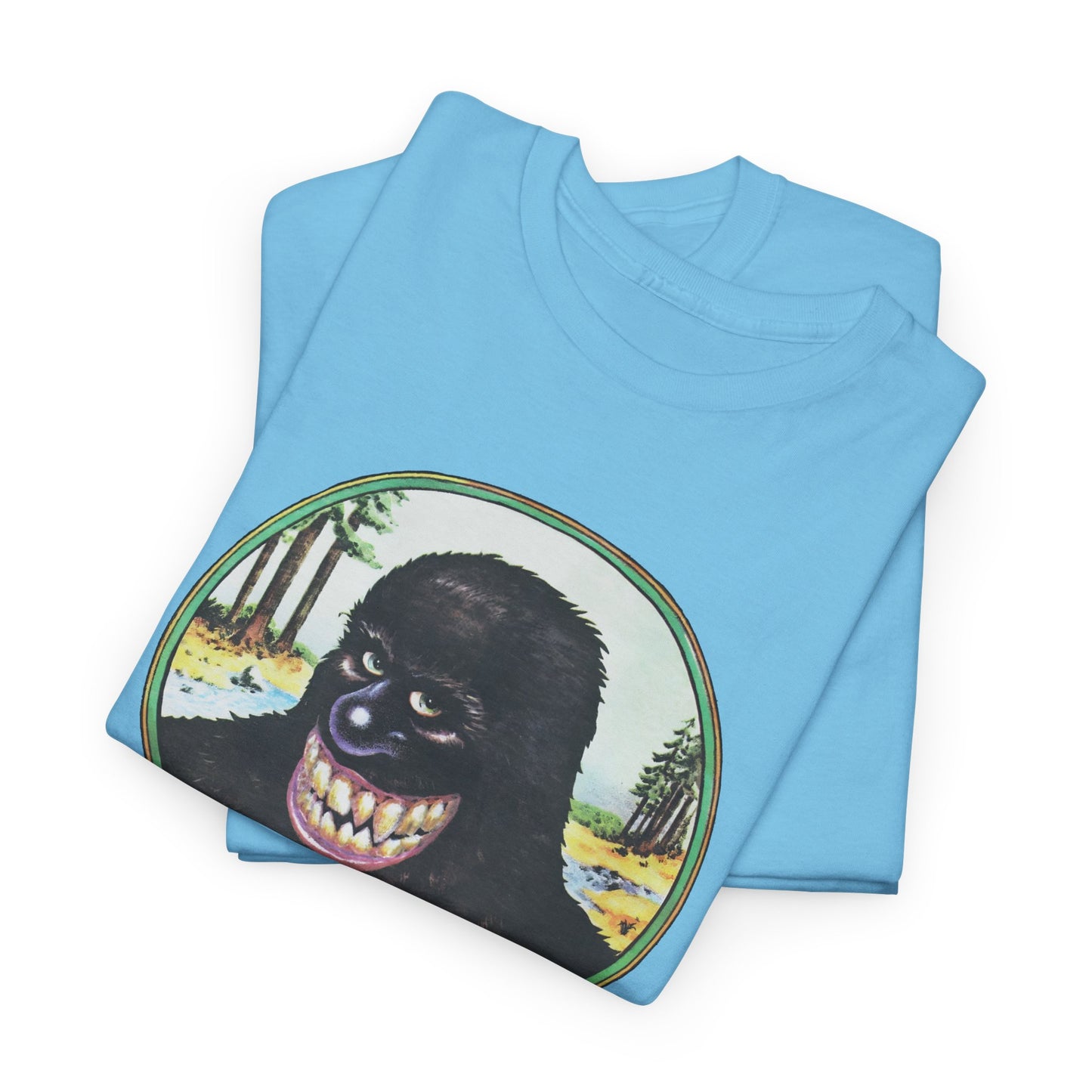 1970s bigfoot vintage graphic custom reproduction tshirt