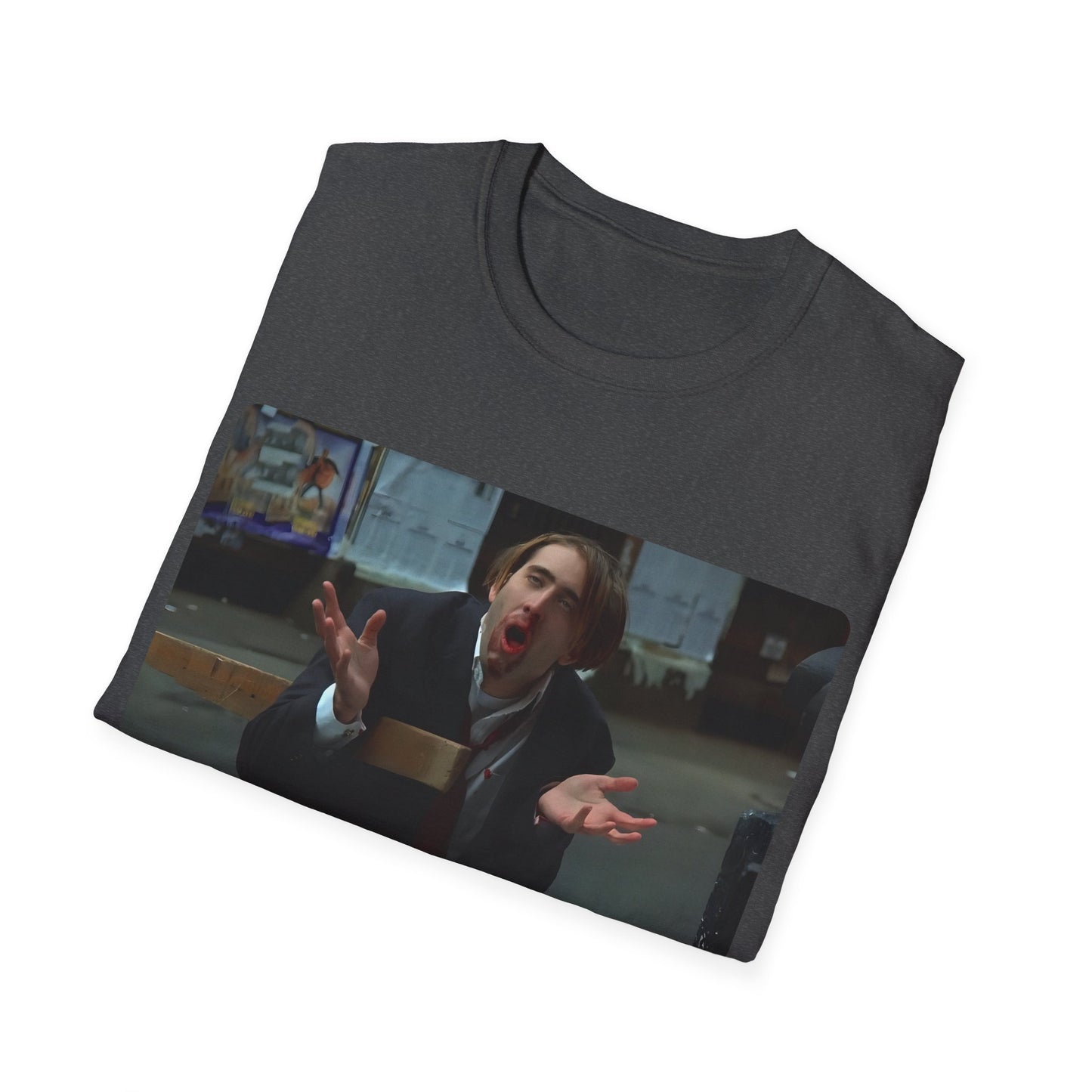 1989 nic cage vampire's kiss movie tshirt