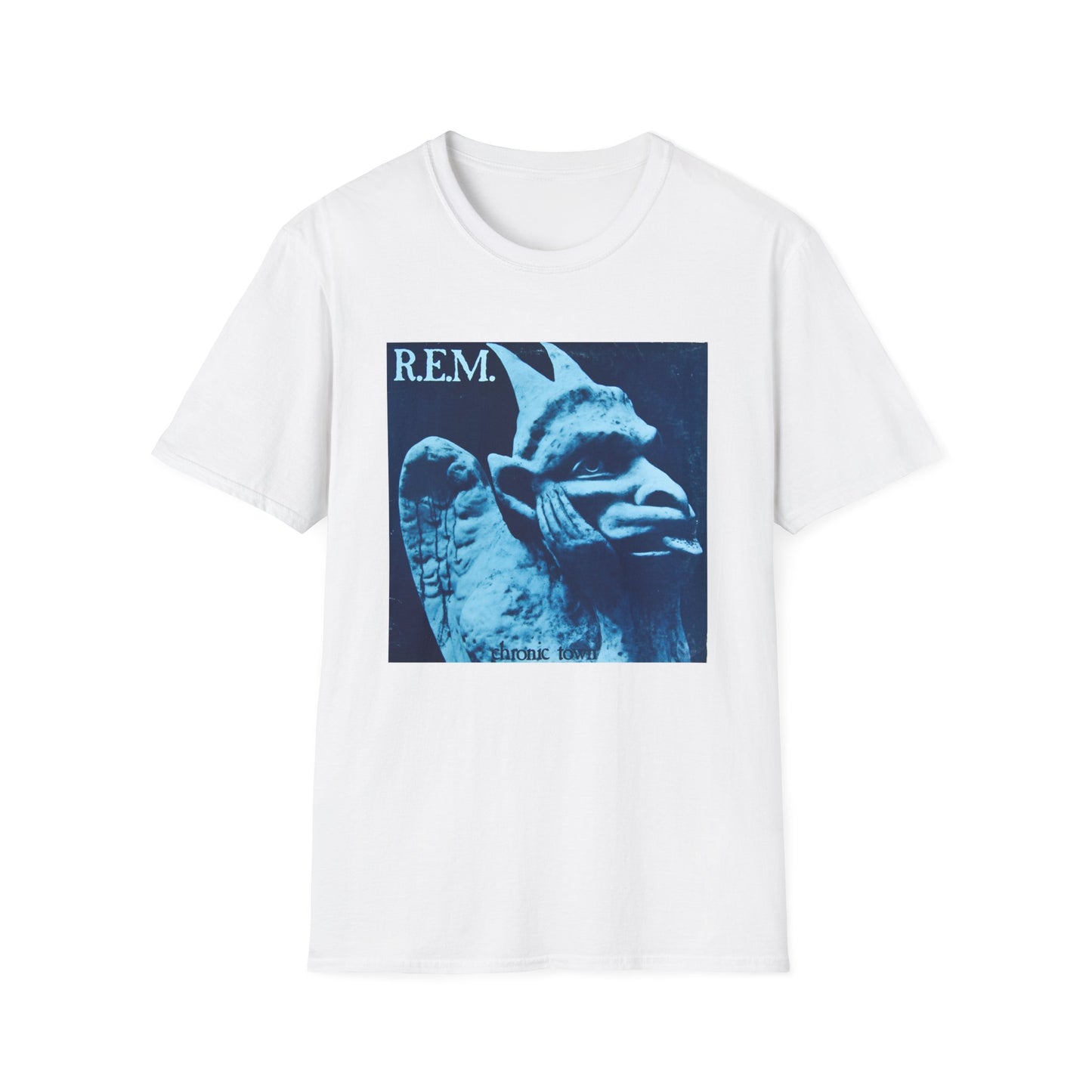 rem 1982 debut album chronic town album cover tshirt